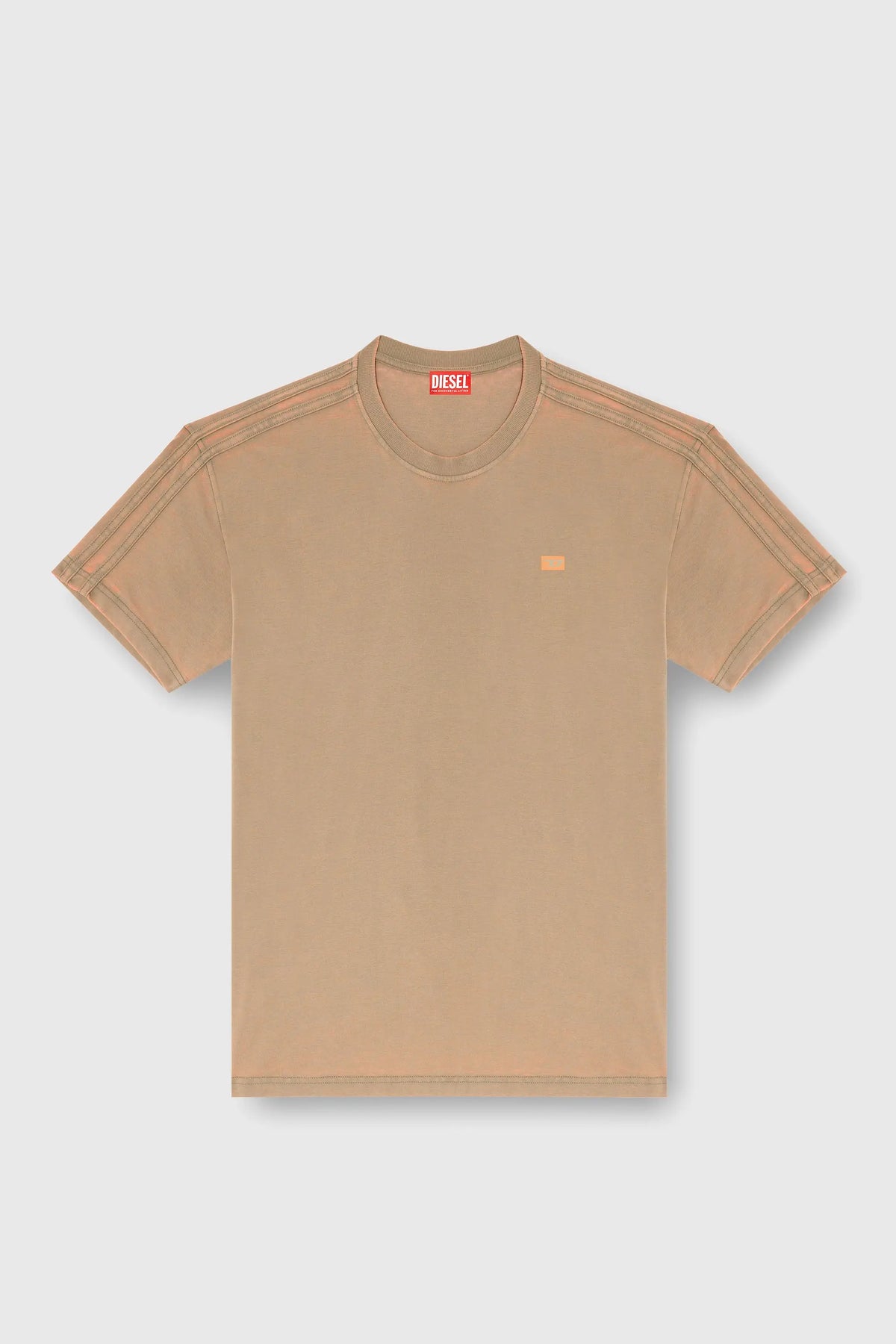 Long-sleeve T-shirt in burnout jersey Diesel