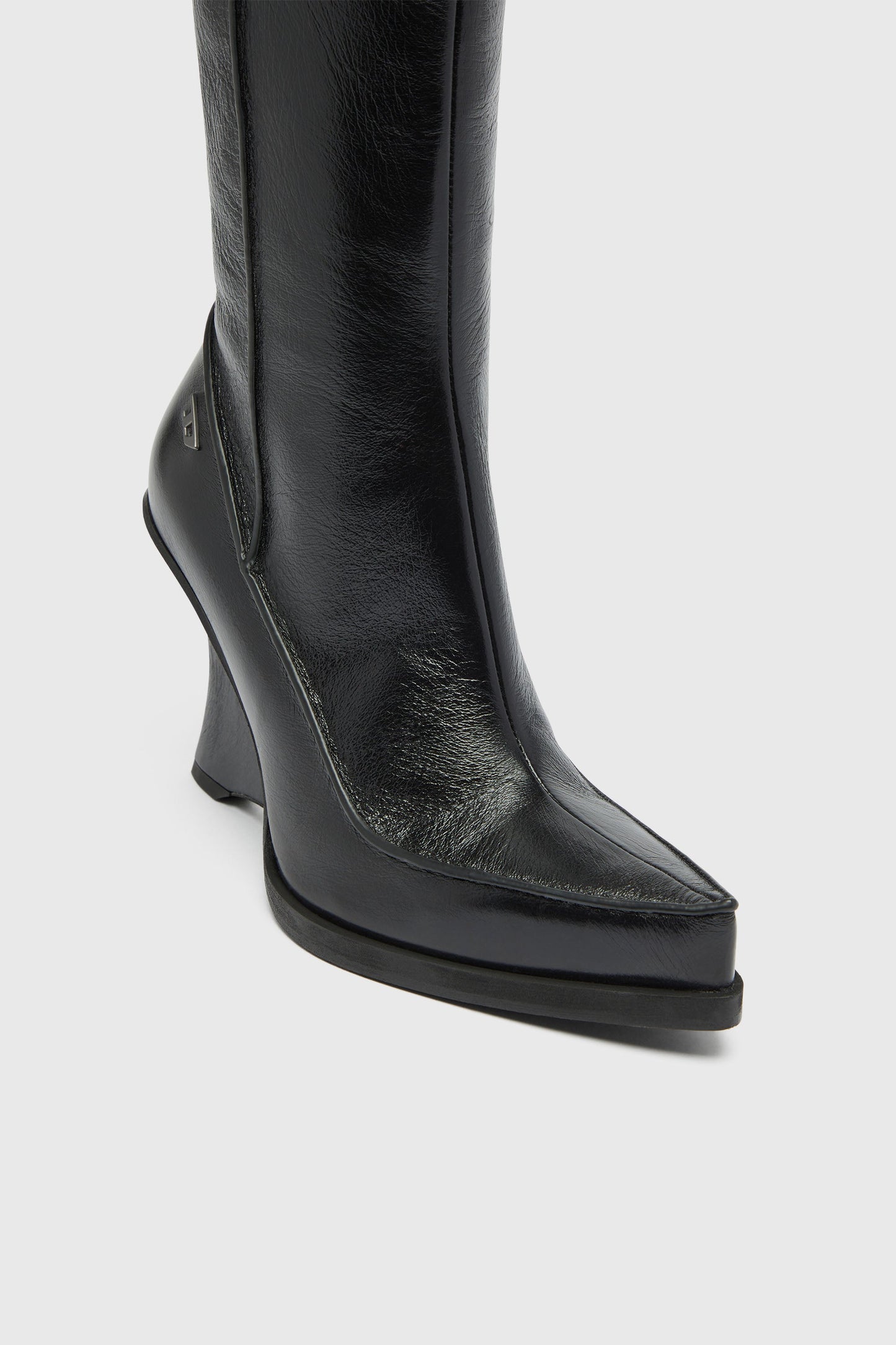 D-Lucette-Knee-high boots in leather