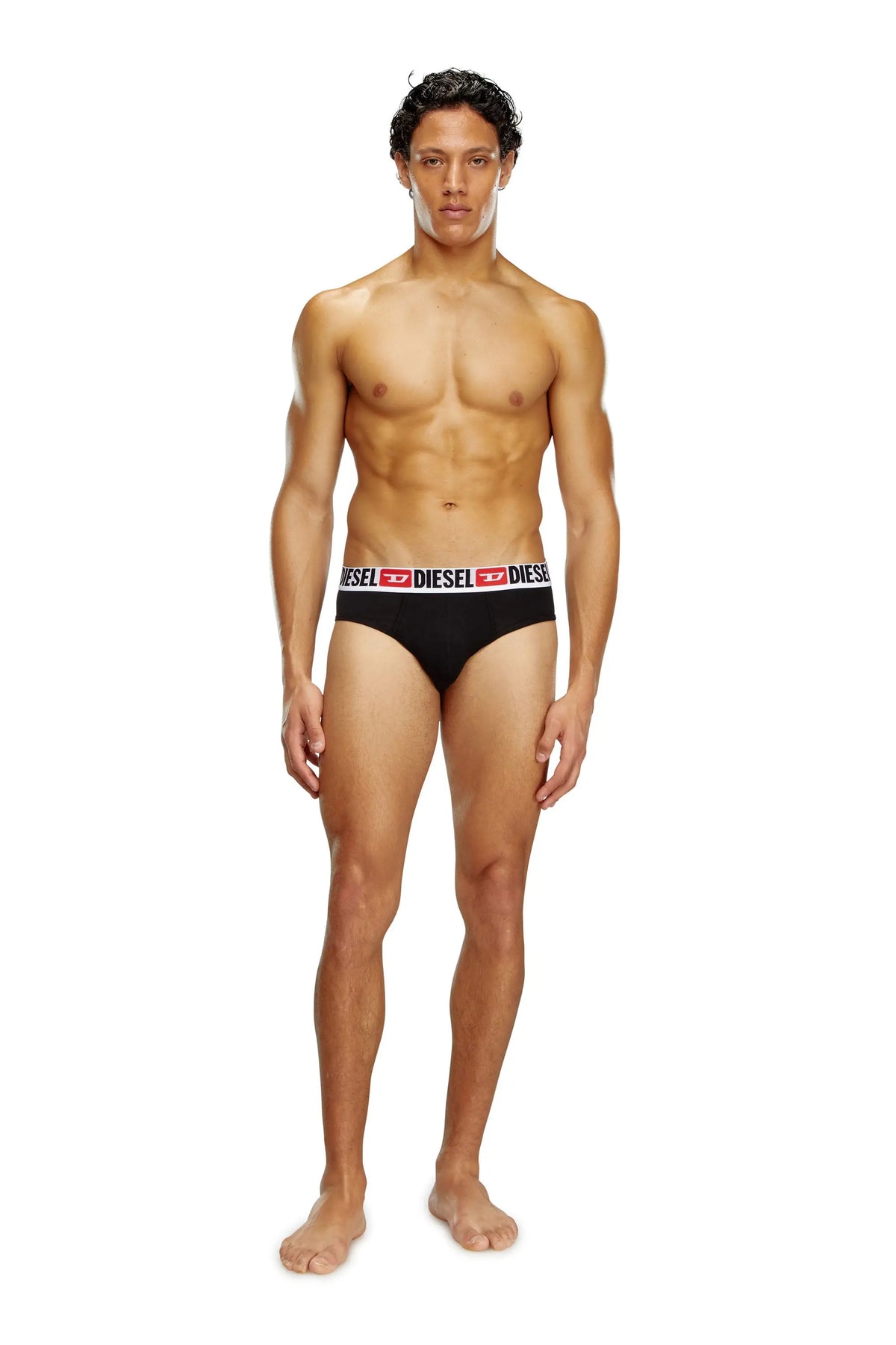 Three-pack of solid-colour briefs