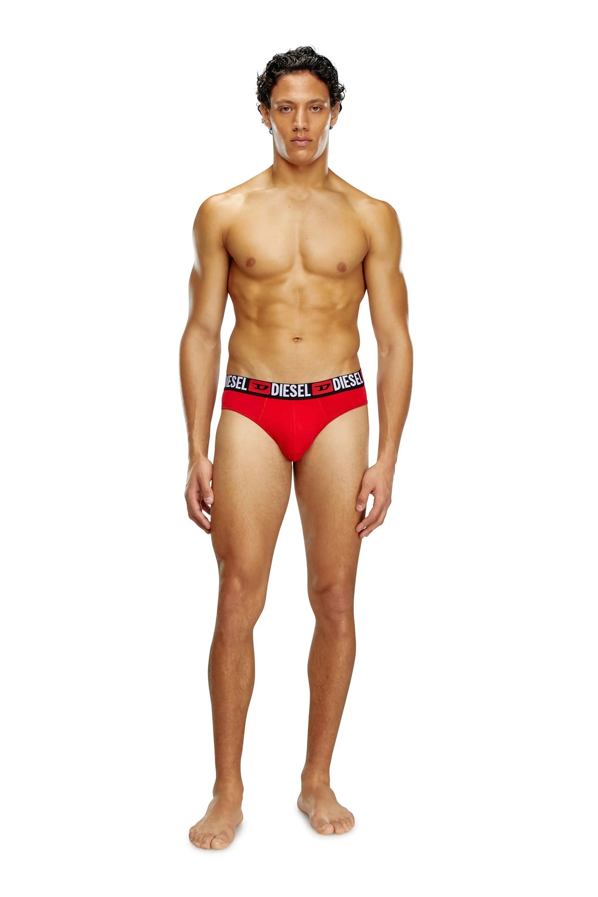 Three-pack of solid-colour briefs
