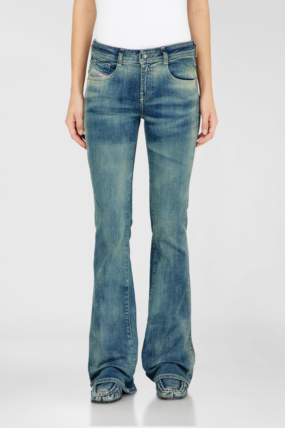 Bootcut Jeans Low Waist 1969 D-Ebbey