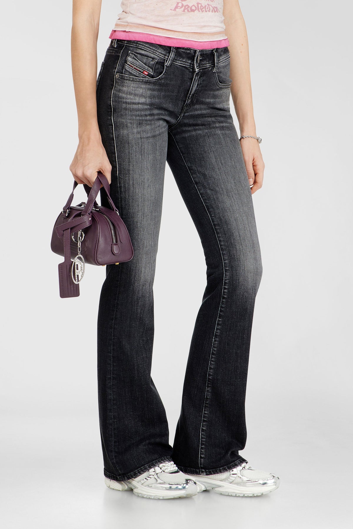 Bootcut Jeans Low Waist 1969 D-Ebbey