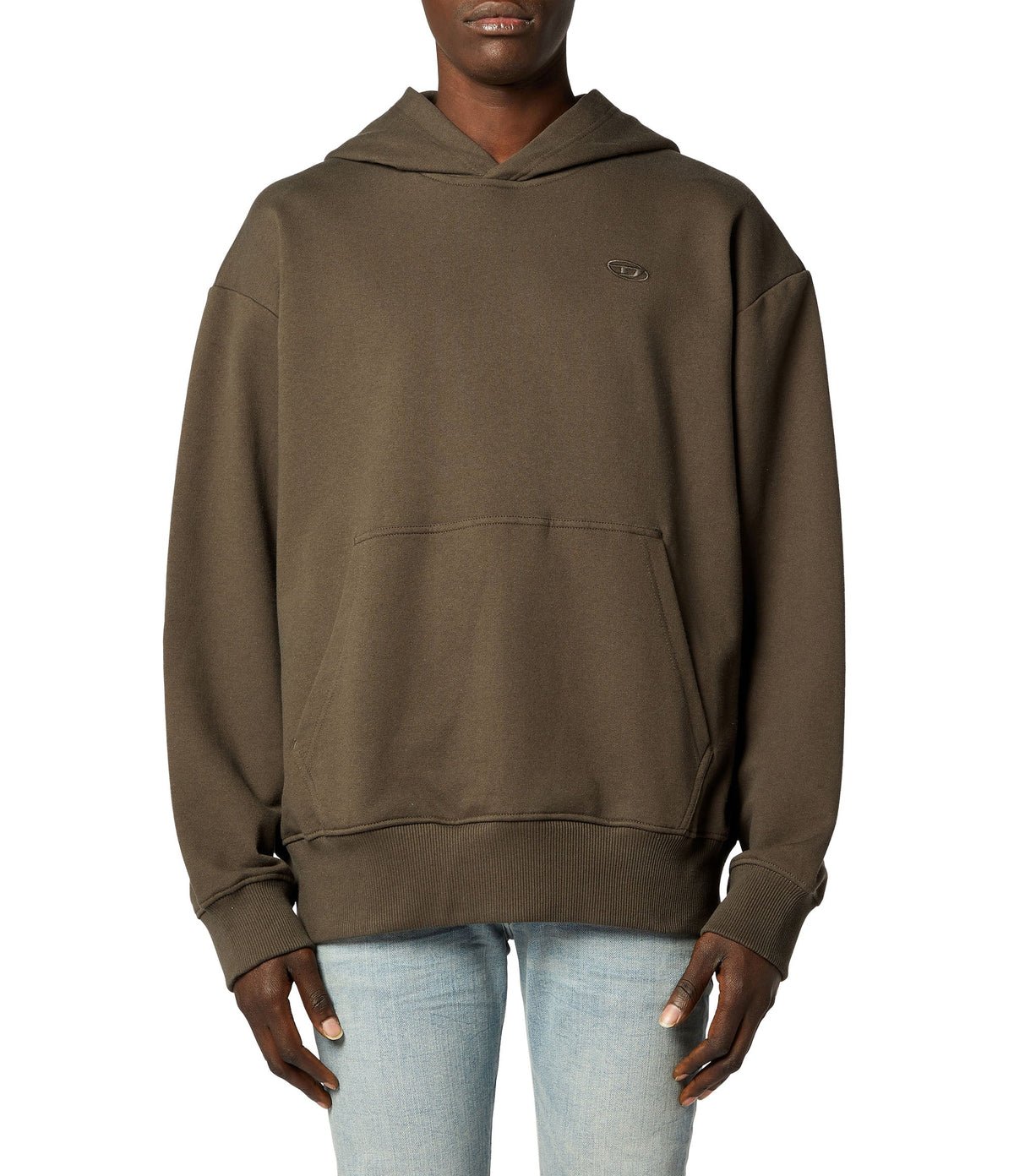 Hoodie with logo embroidery