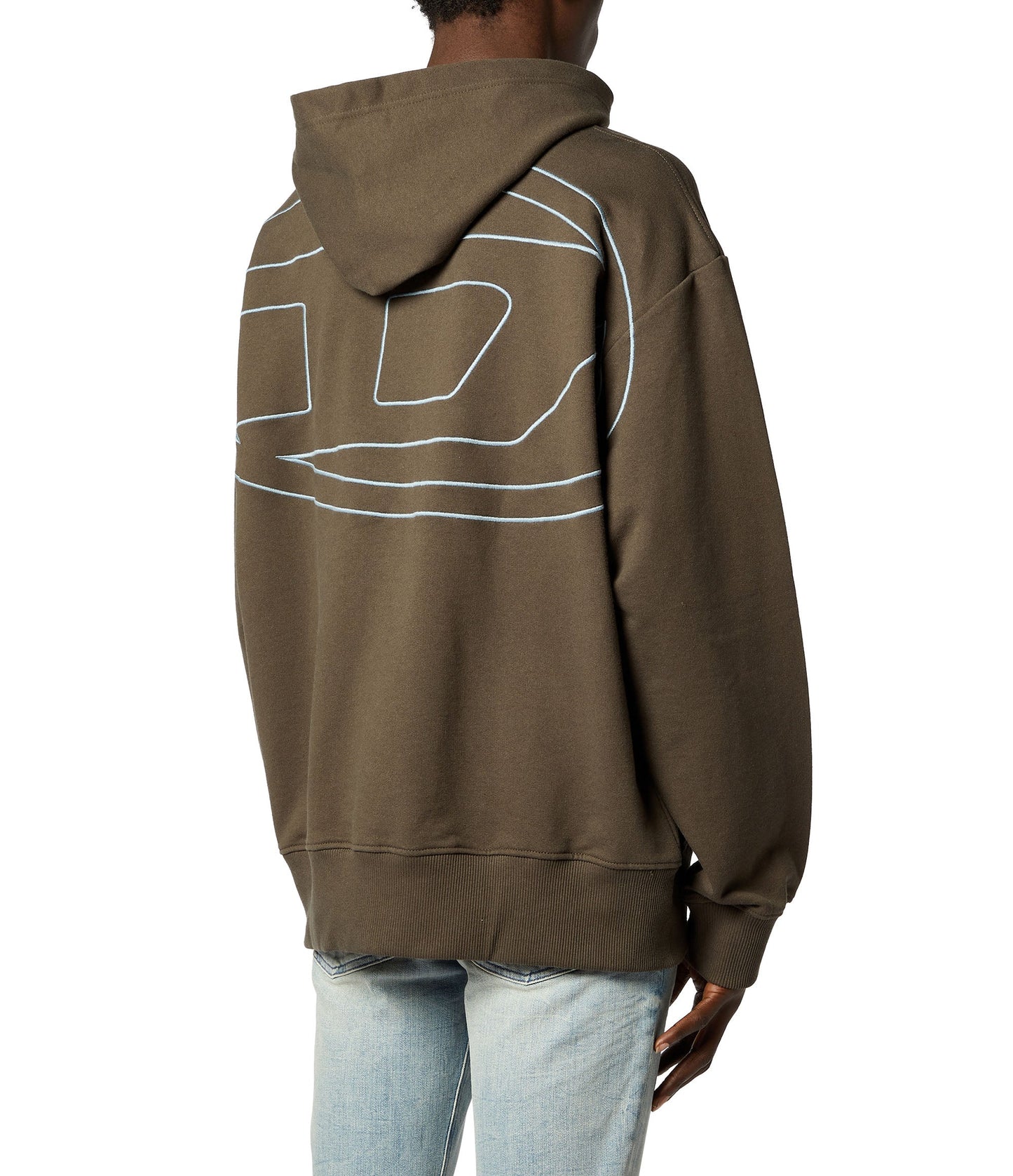 Hoodie with logo embroidery