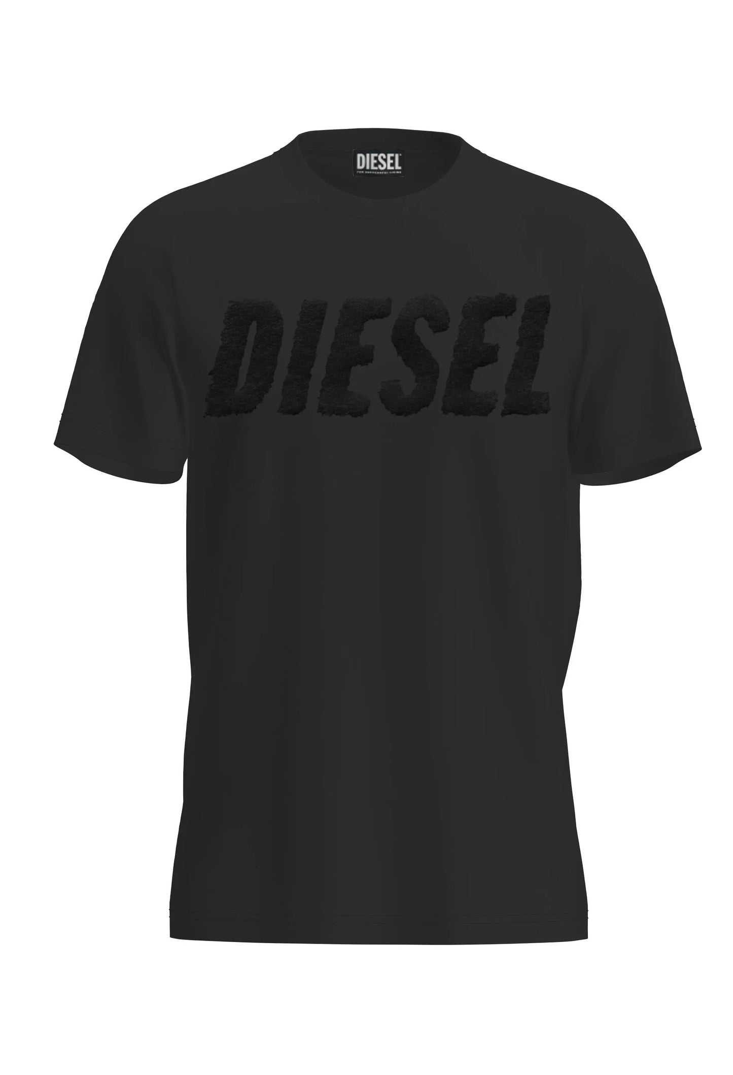 Cotton t-shirt with embossed logo