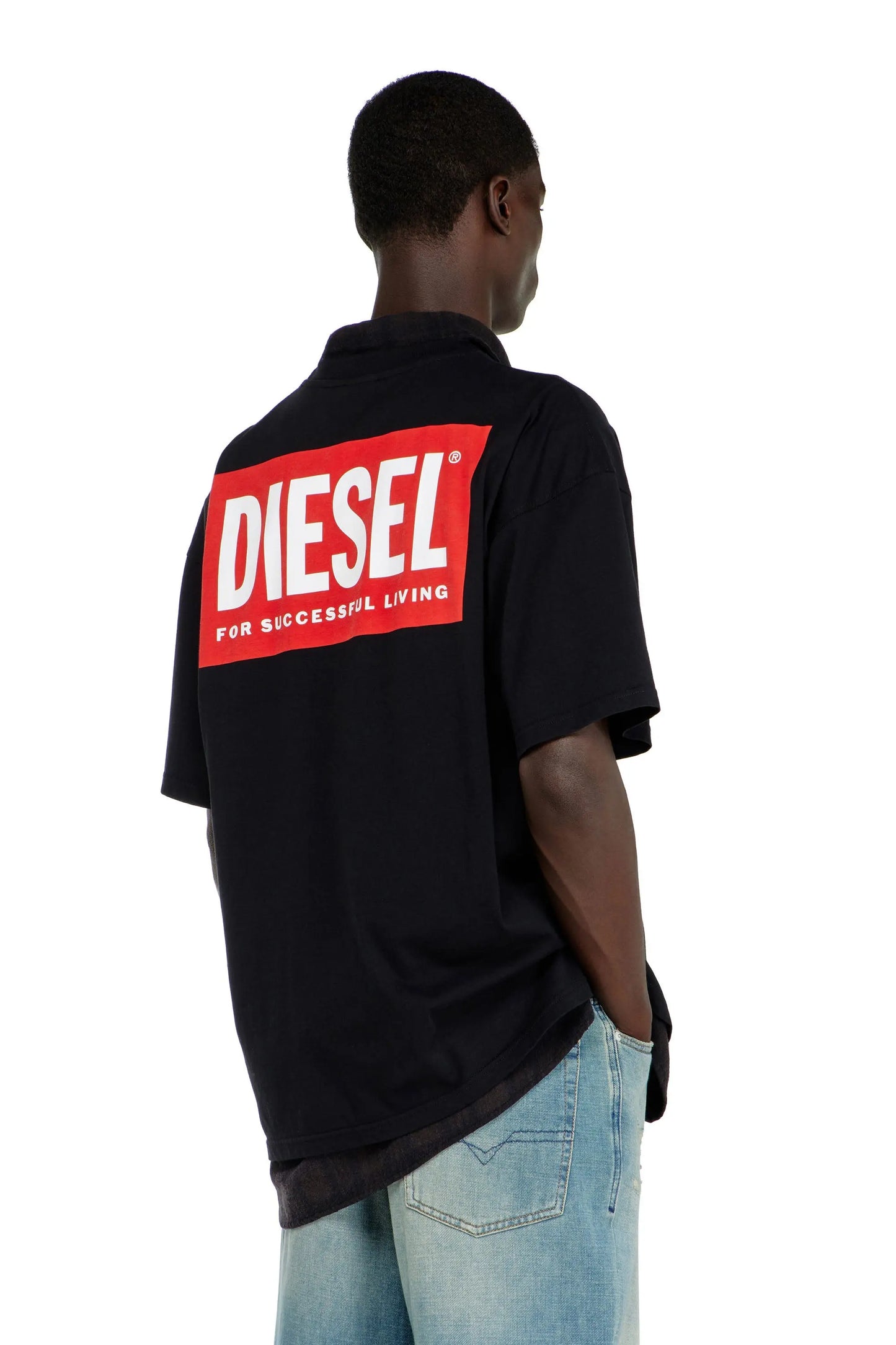 تيشيرت قطني بطبعة Diesel Biscotto