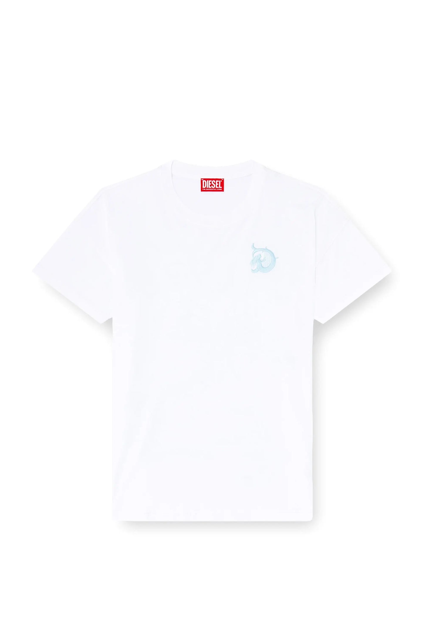 Jersey T-shirt with flocked print
