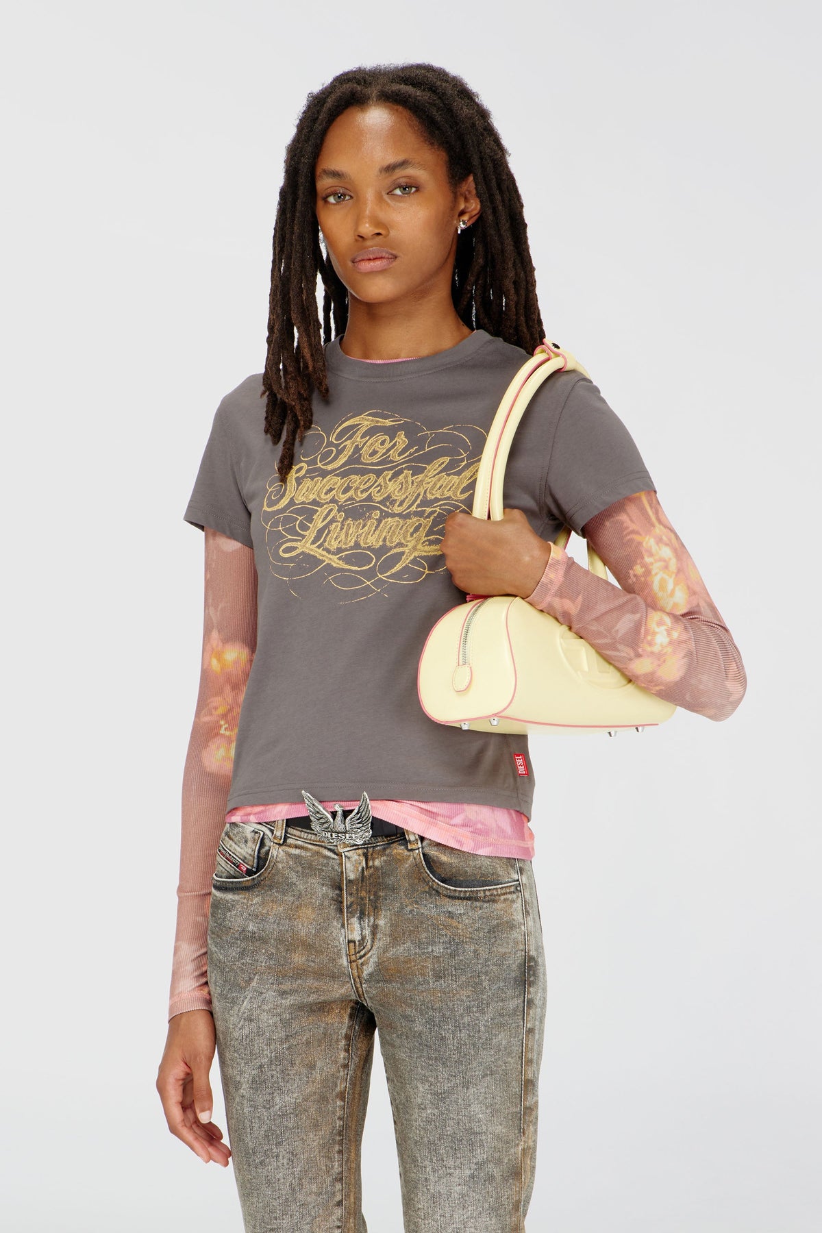 T-shirt with logo print