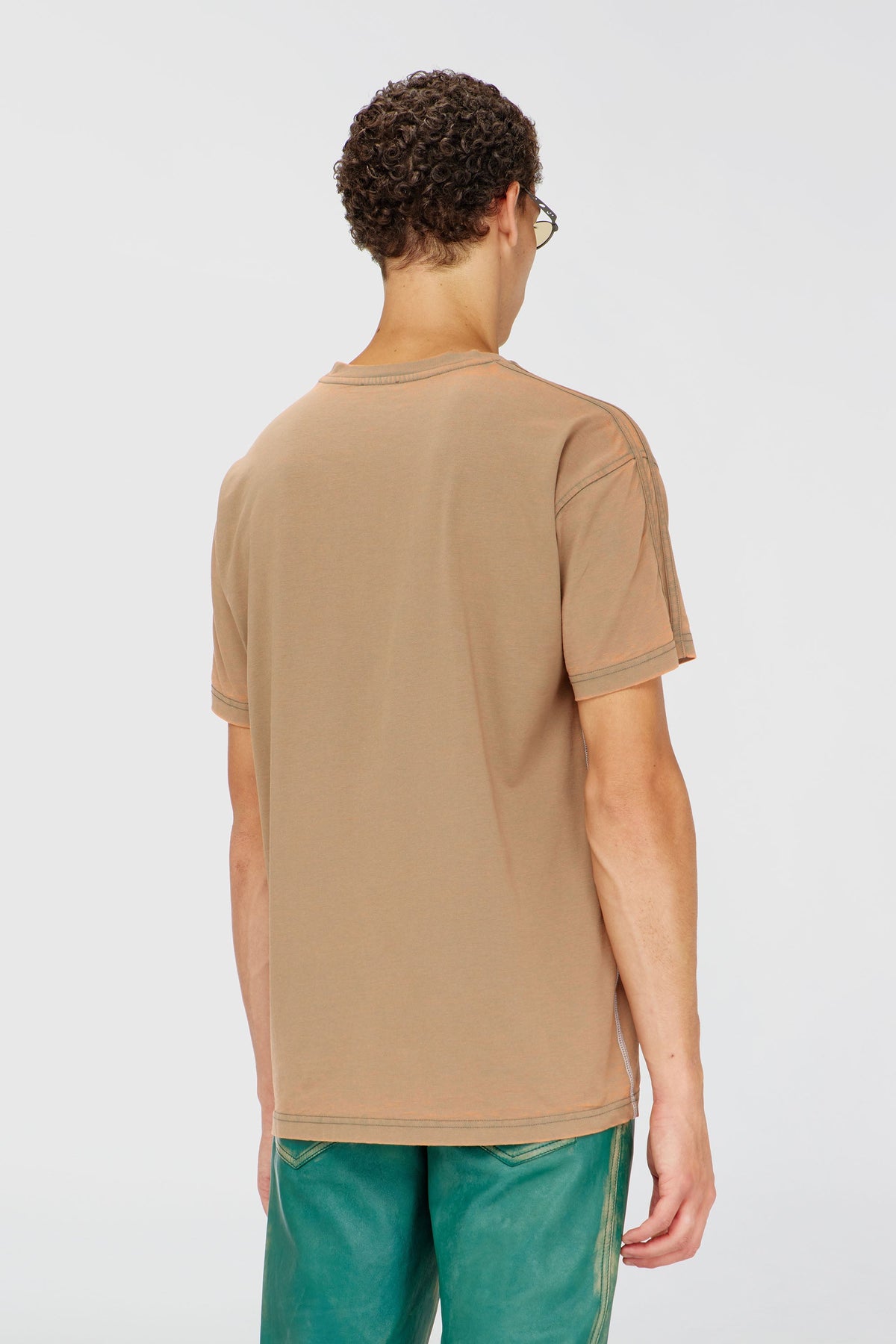 Long-sleeve T-shirt in burnout jersey