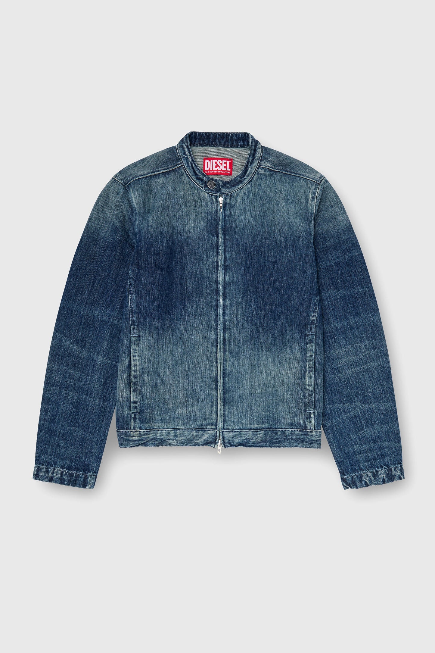 Moto jacket in denim
