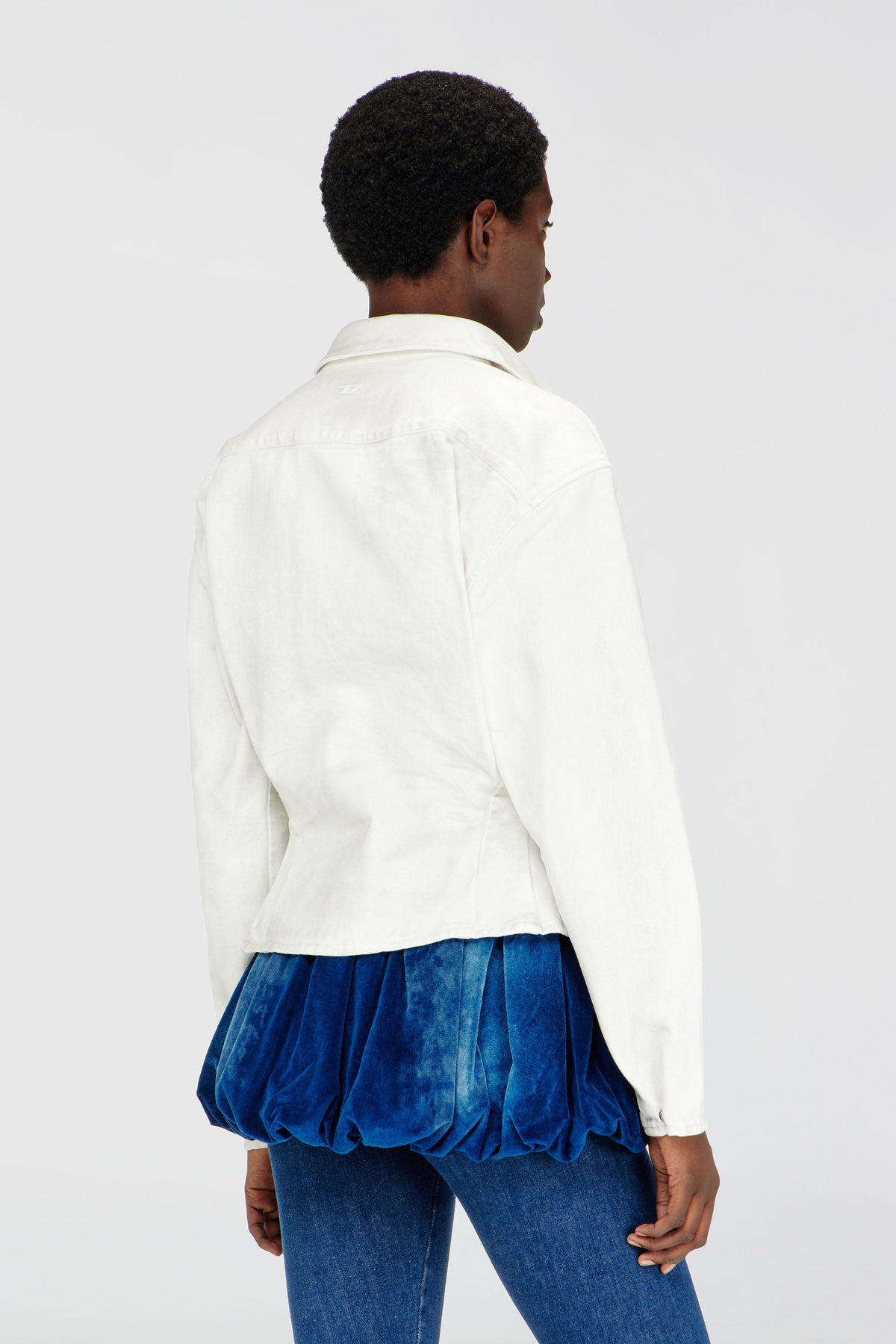 Fitted shirt in denim