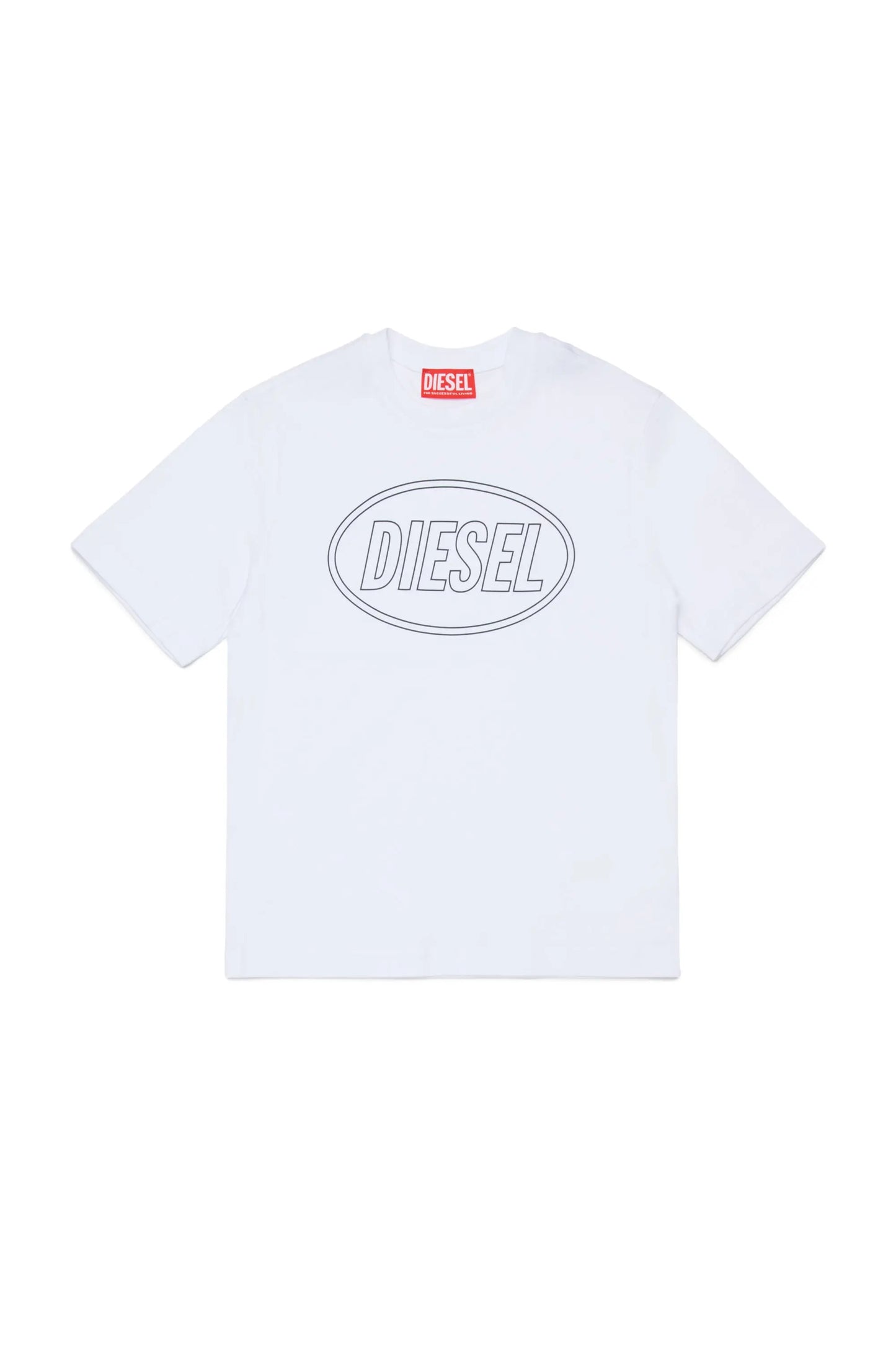Cotton T-shirt with Diesel print