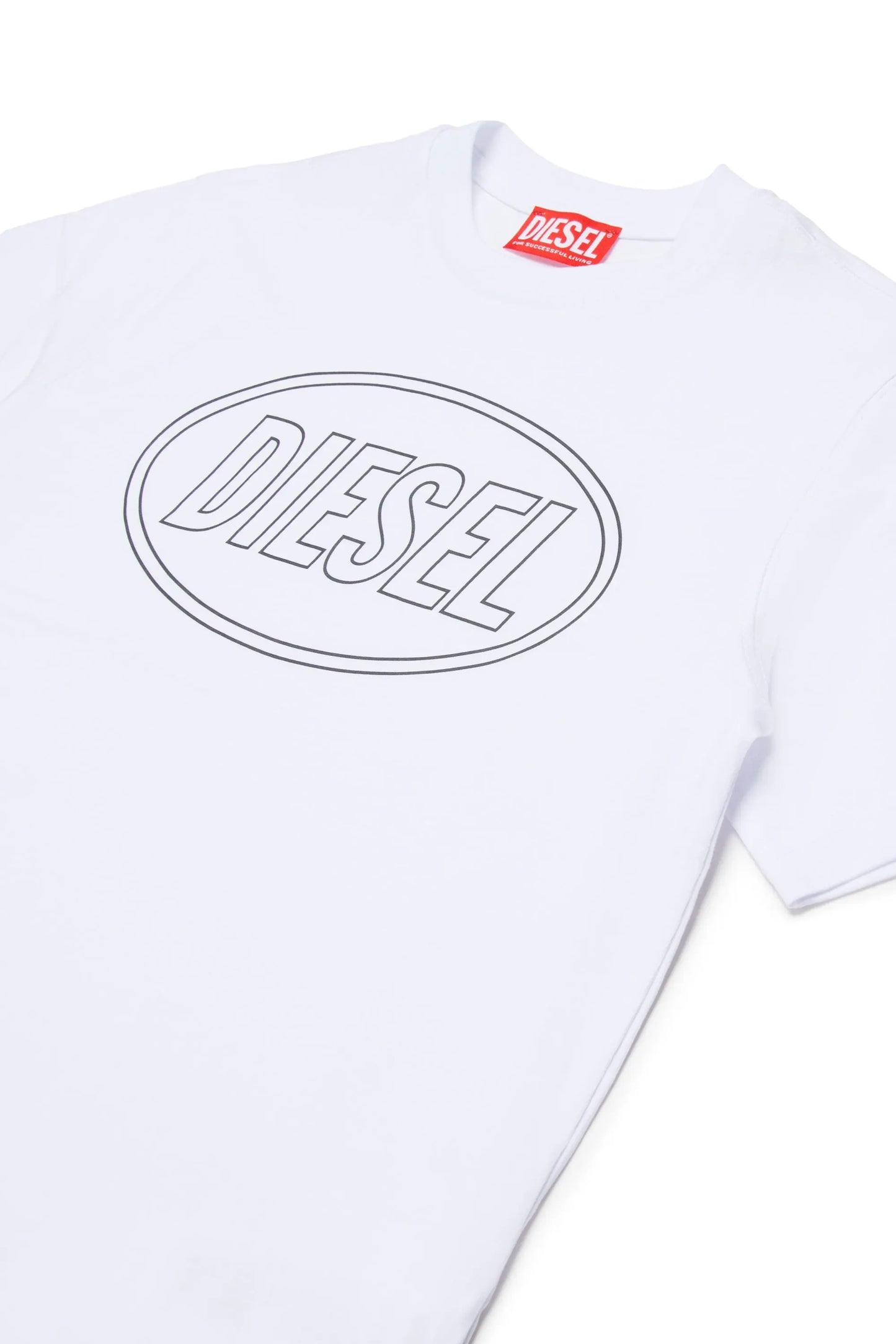Cotton T-shirt with Diesel print