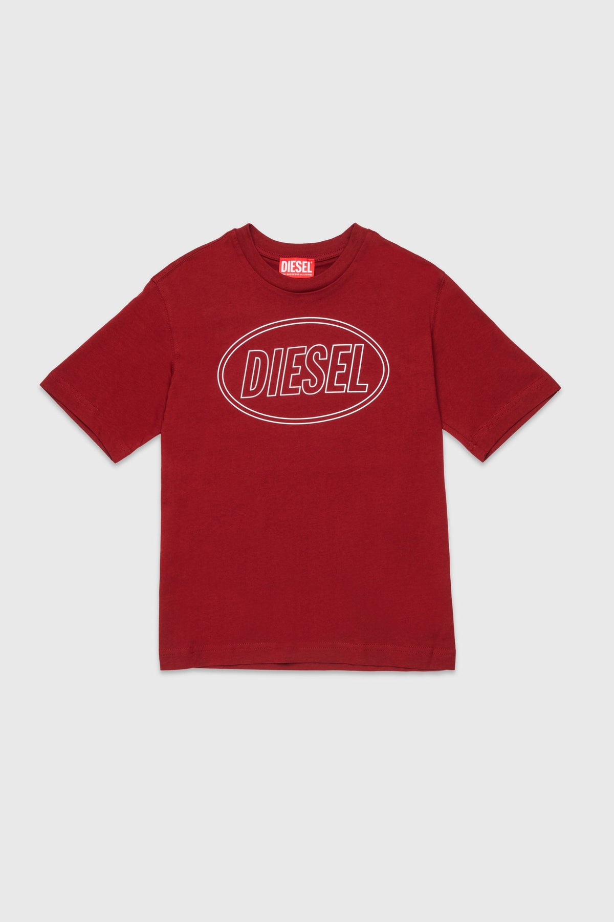 Cotton T-shirt with Diesel print