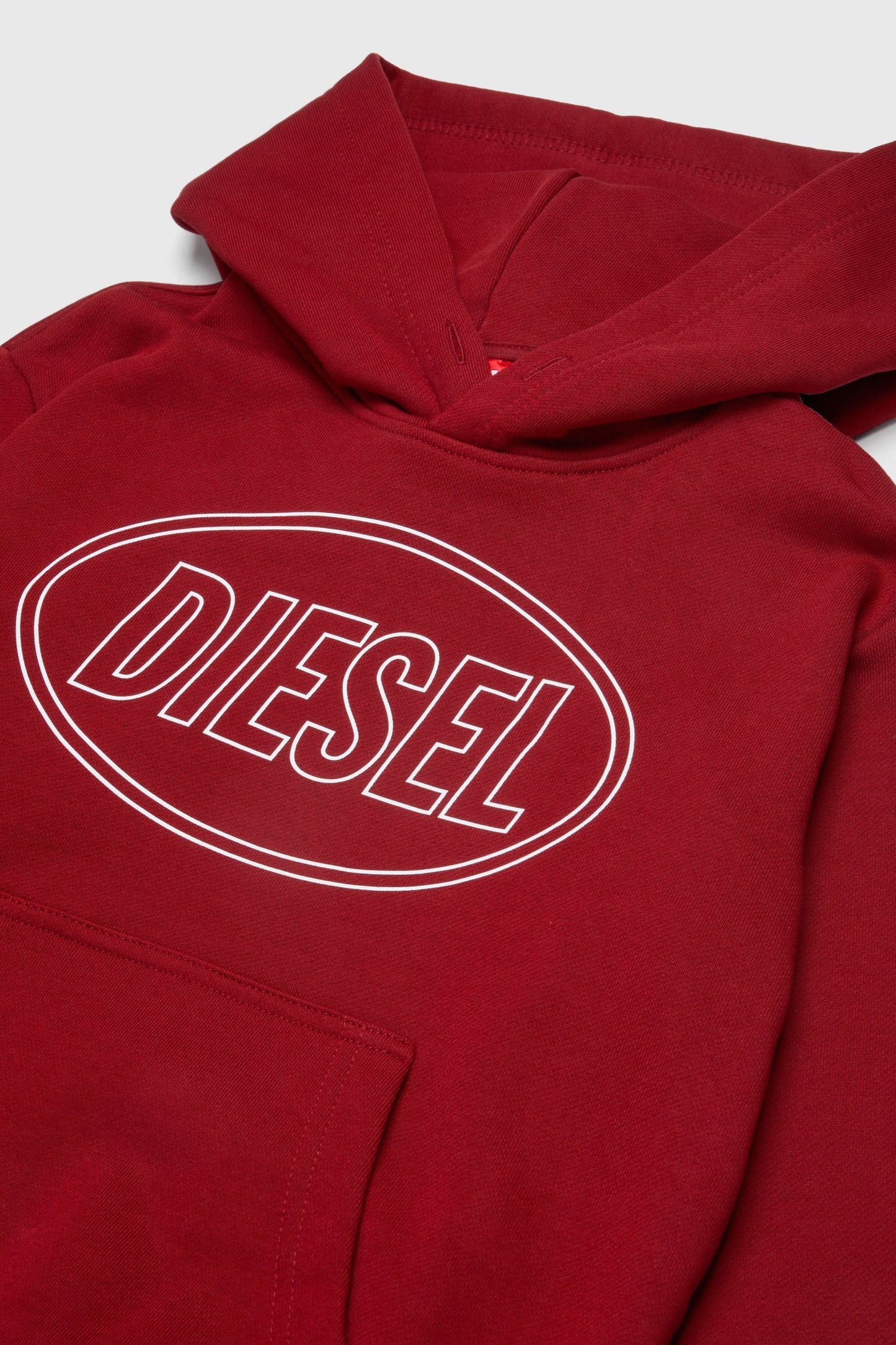 Hoodie with Diesel logo print