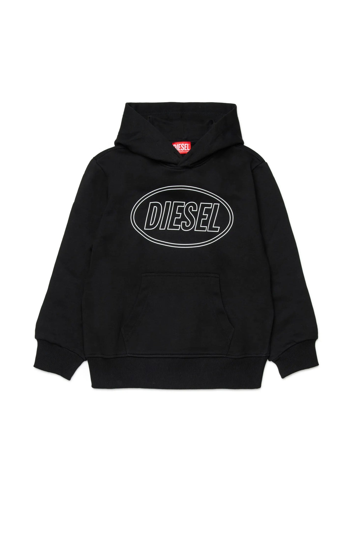 Hoodie with Diesel logo print