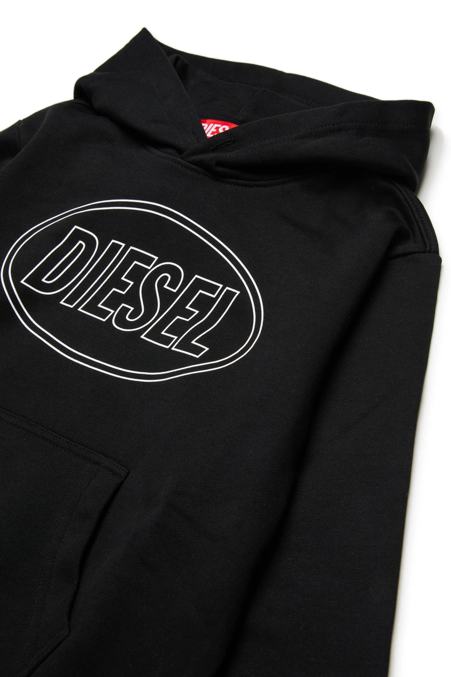 Hoodie with Diesel logo print