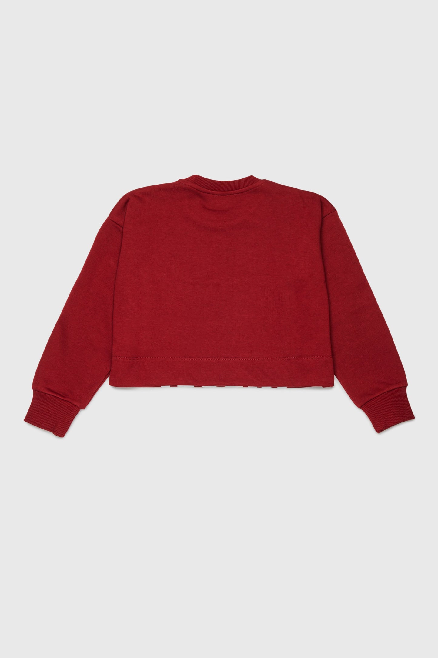 Sweatshirt with cut-off logo
