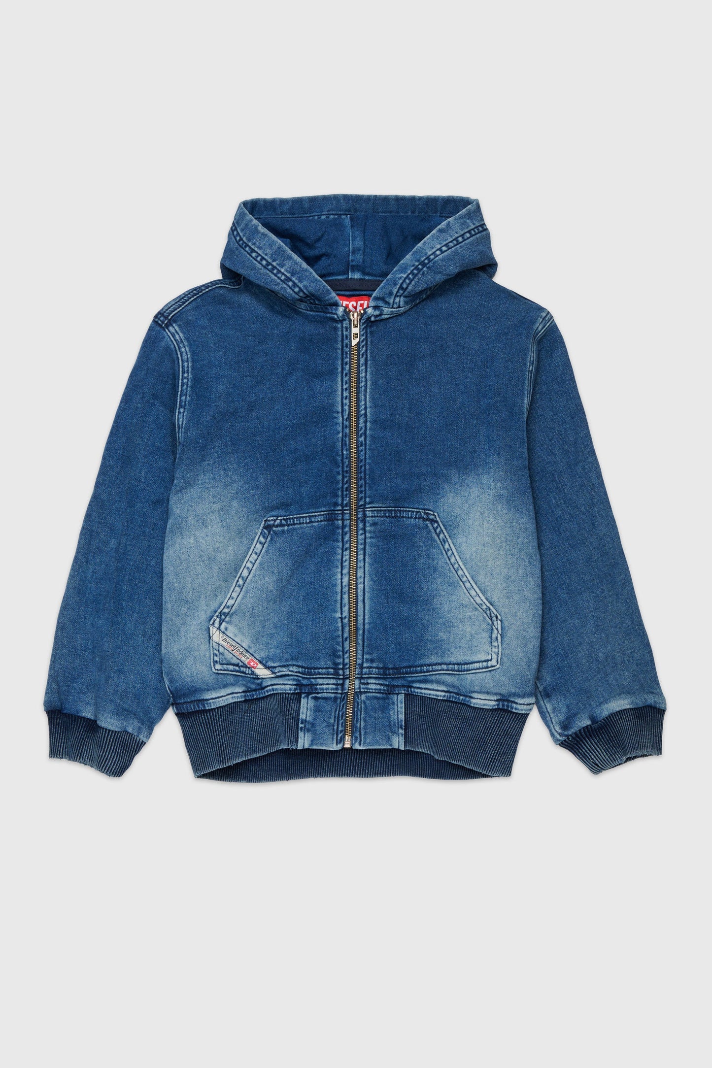 Zip-up hoodie in JoggJeans®