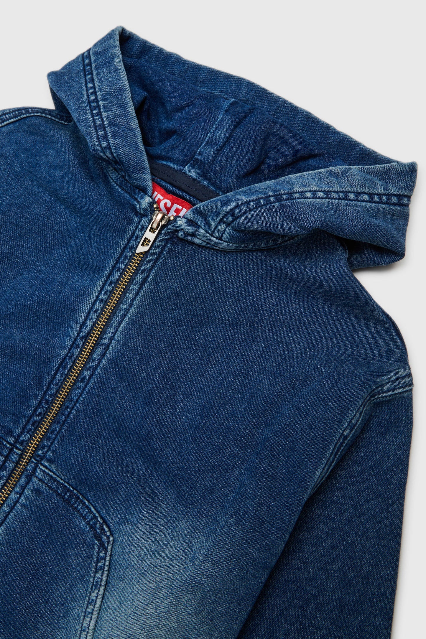 Zip-up hoodie in JoggJeans®