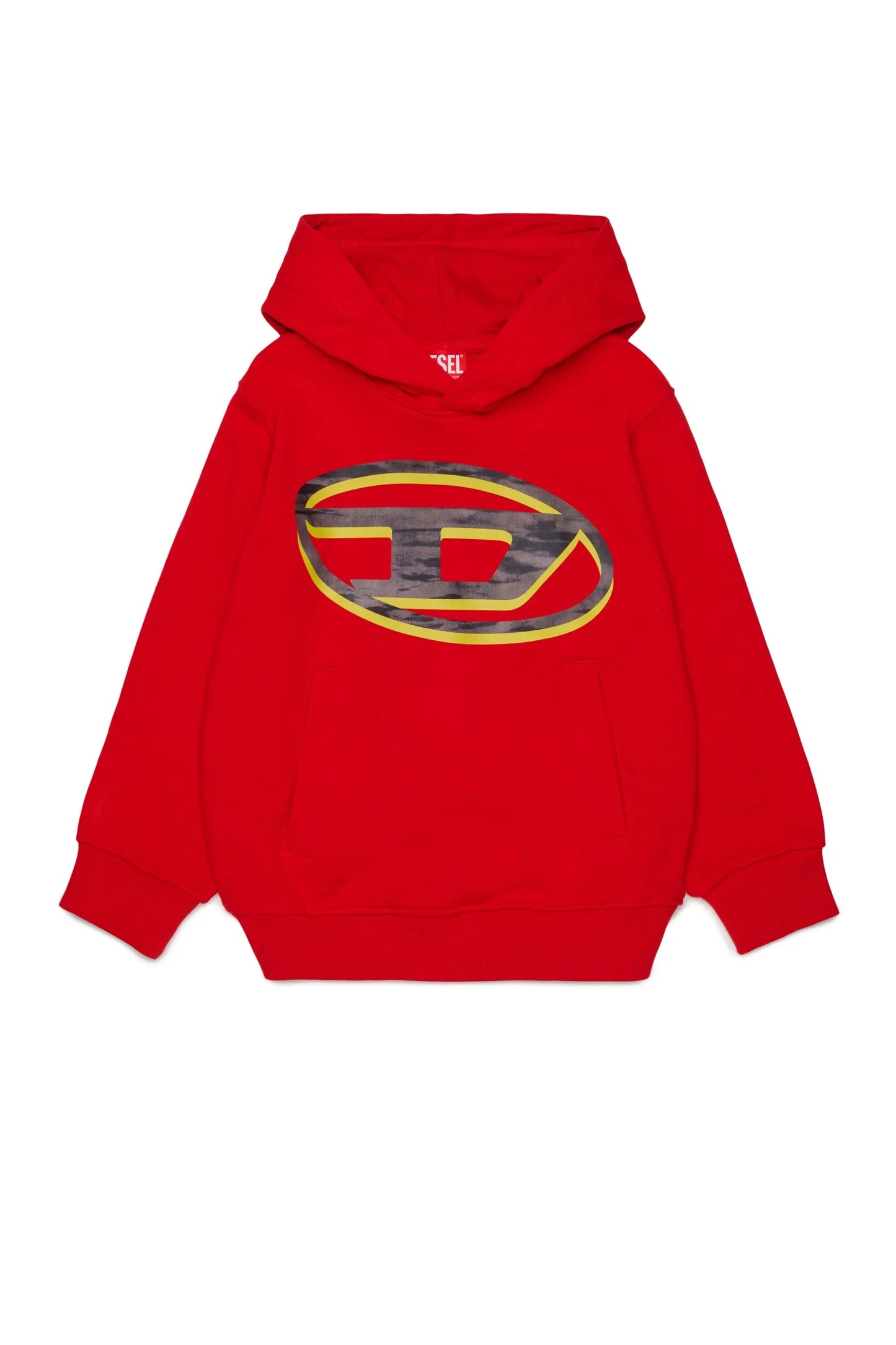 Hoodie with two-tone Oval D print