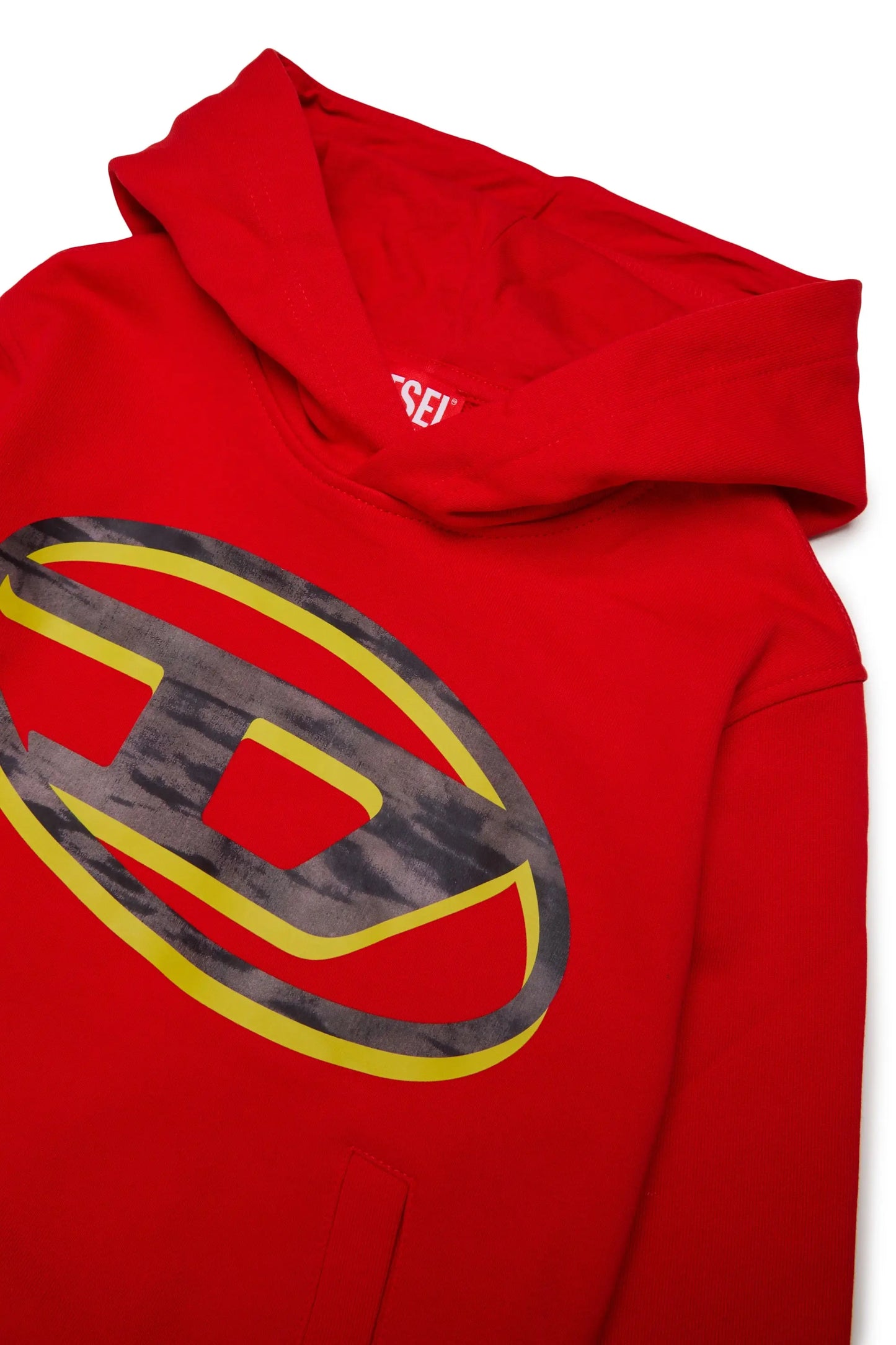 Hoodie with two-tone Oval D print