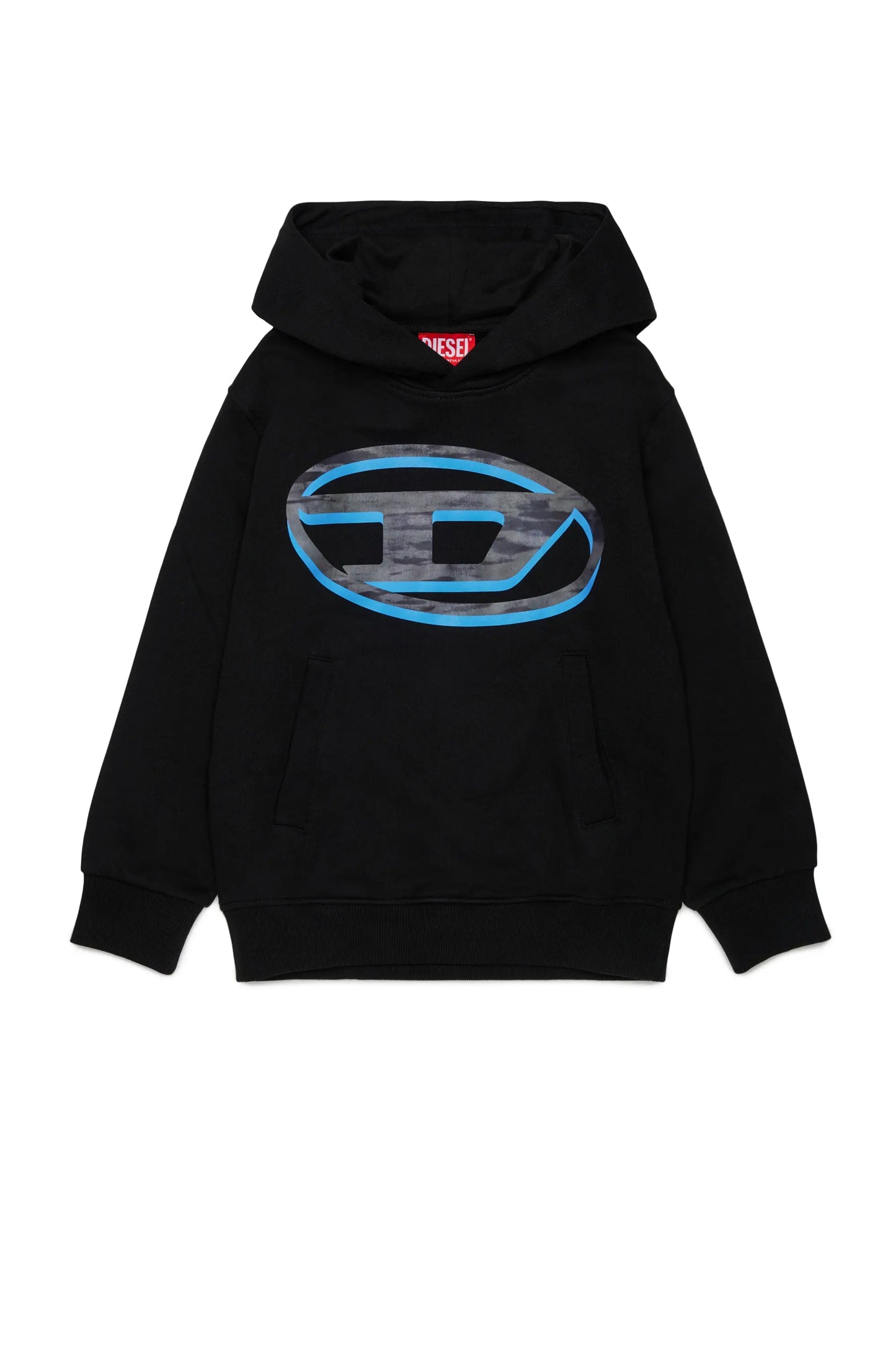 Hoodie with two-tone Oval D print