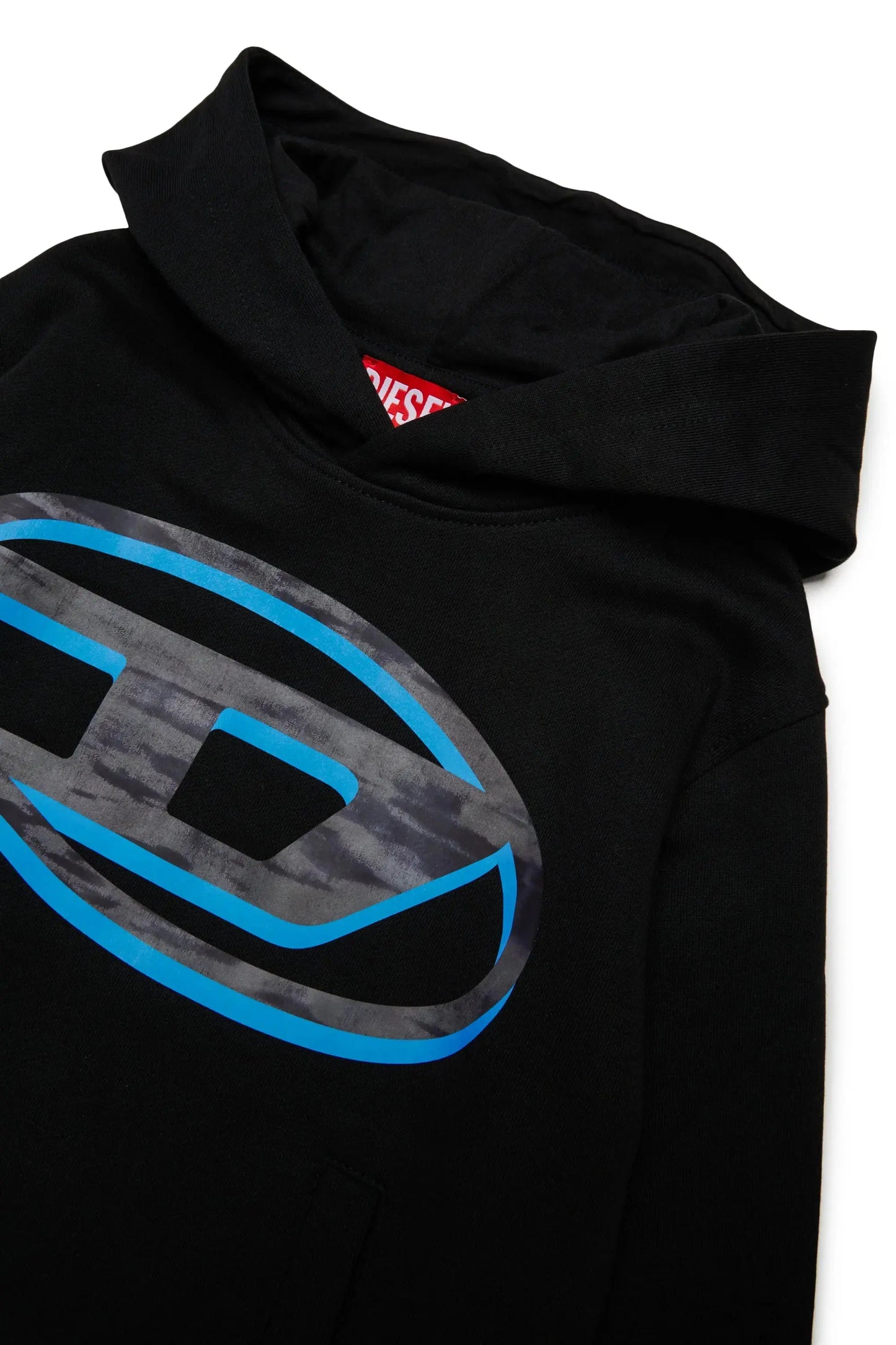 Hoodie with two-tone Oval D print