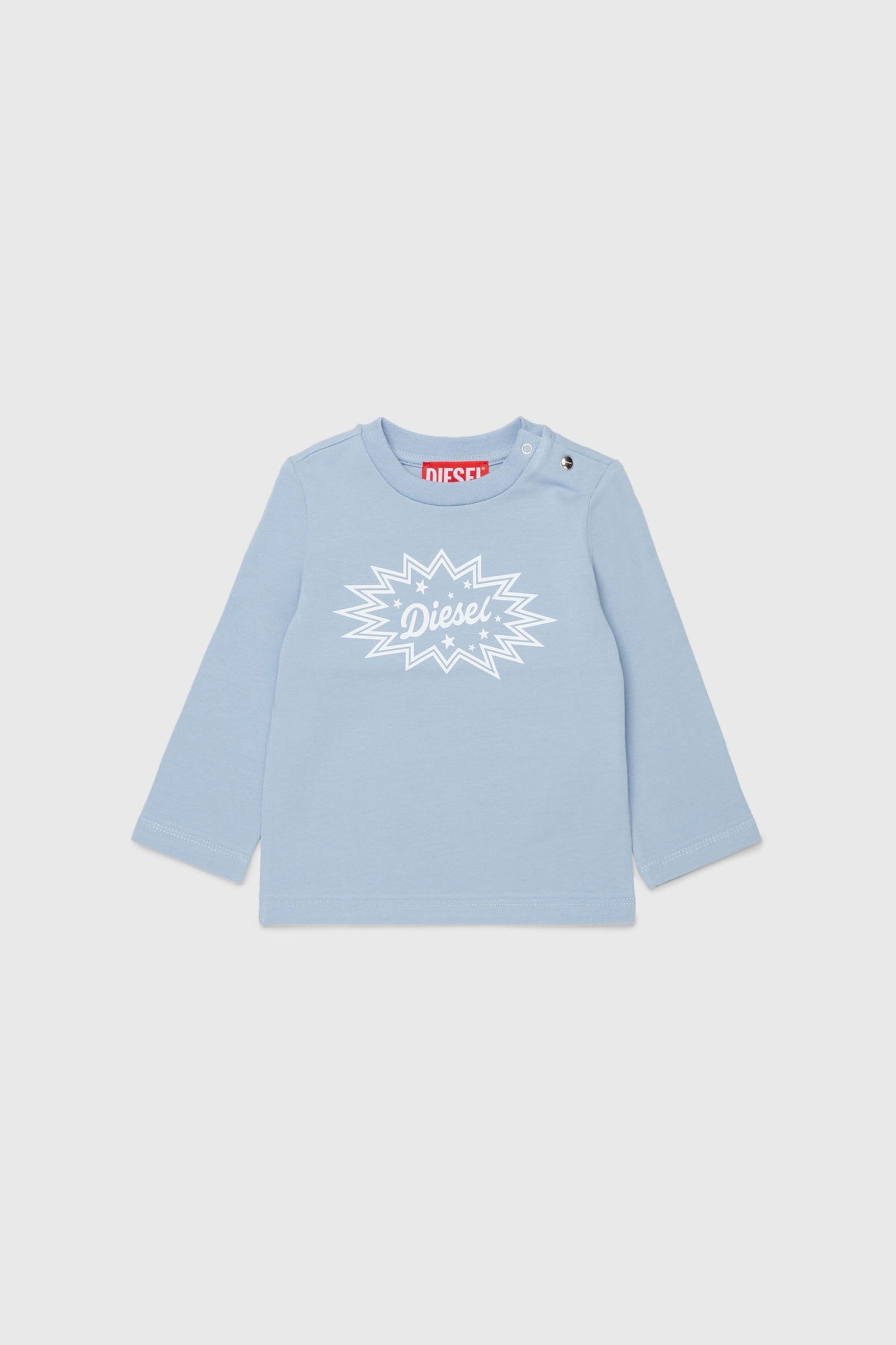 Long-sleeve T-shirt with starburst logo print