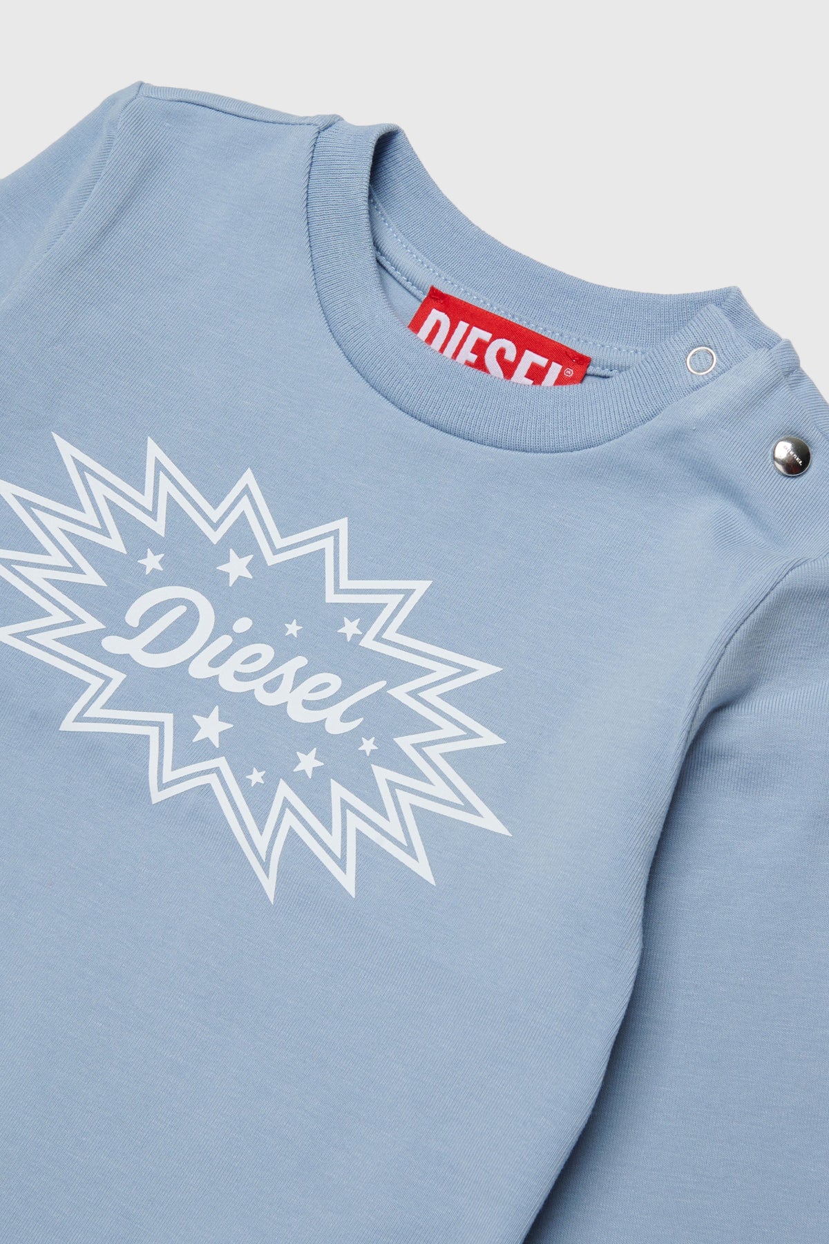 Long-sleeve T-shirt with starburst logo print