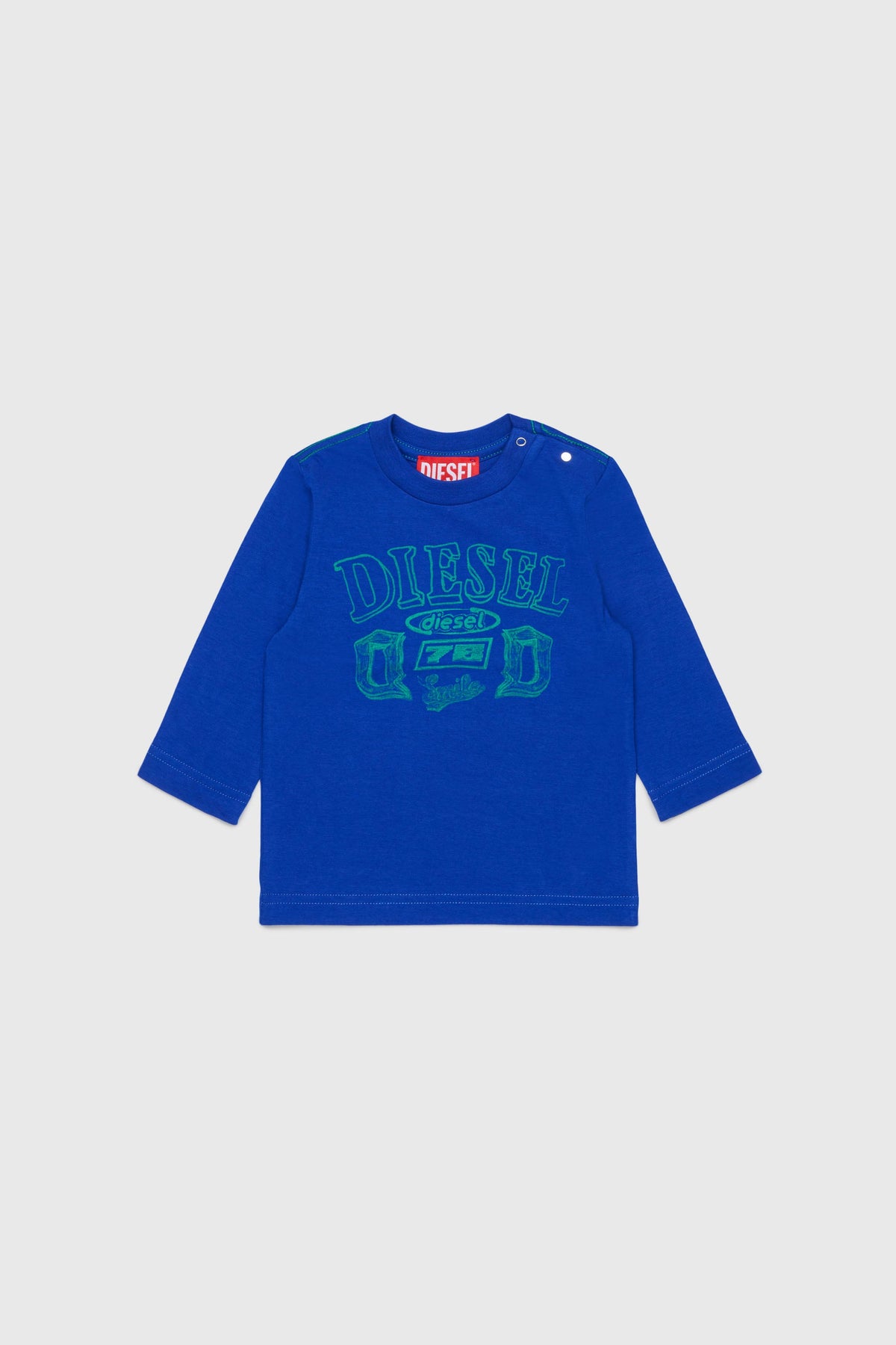 Long-sleeve T-shirt with logo print