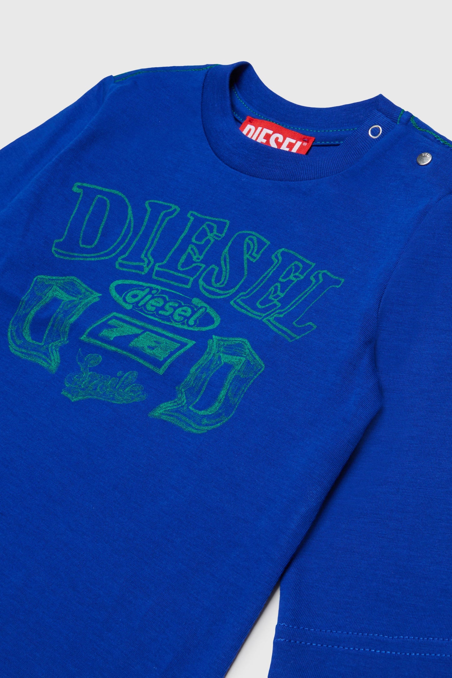 Long-sleeve T-shirt with logo print
