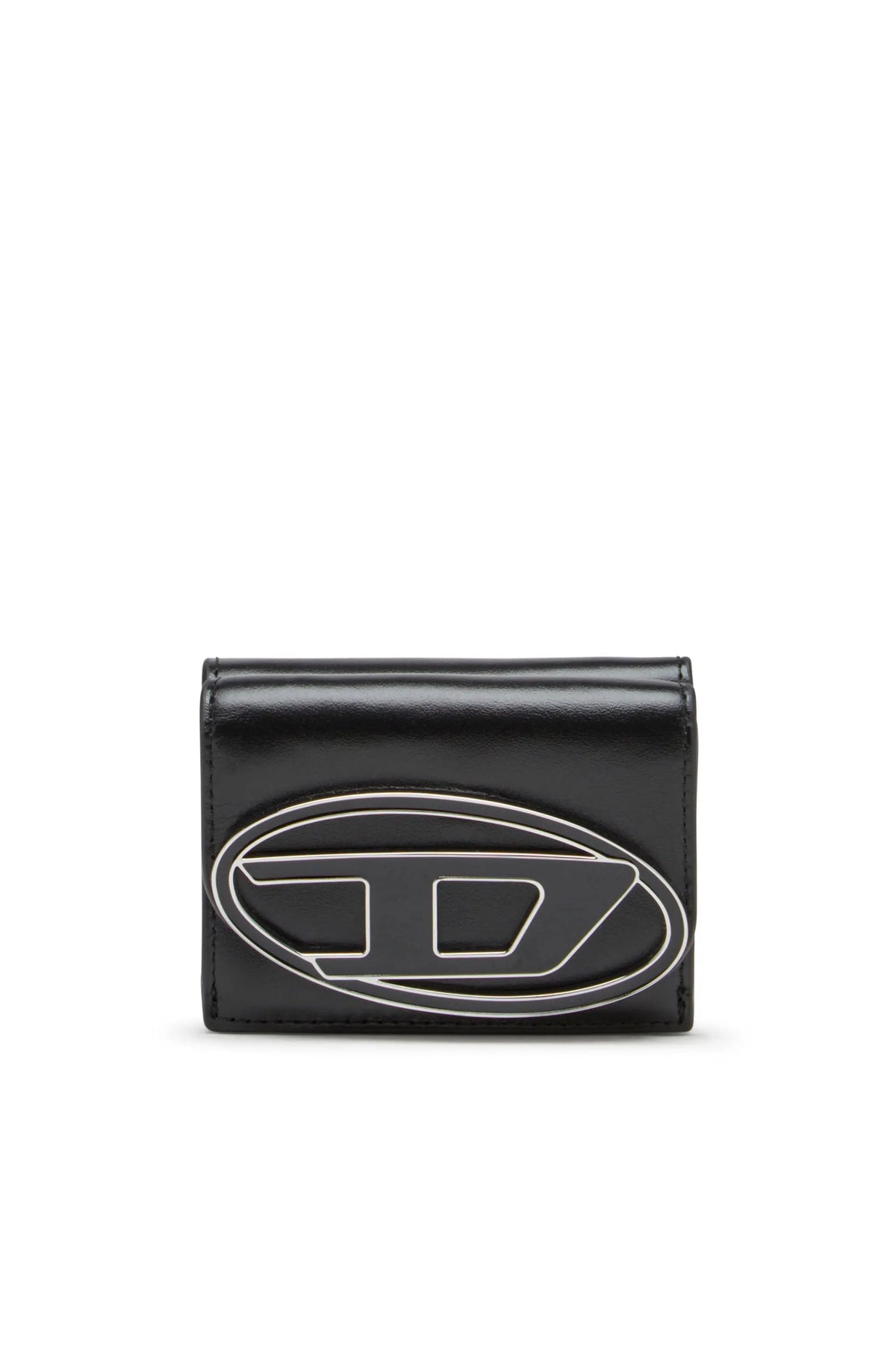 Tri-fold wallet in leather