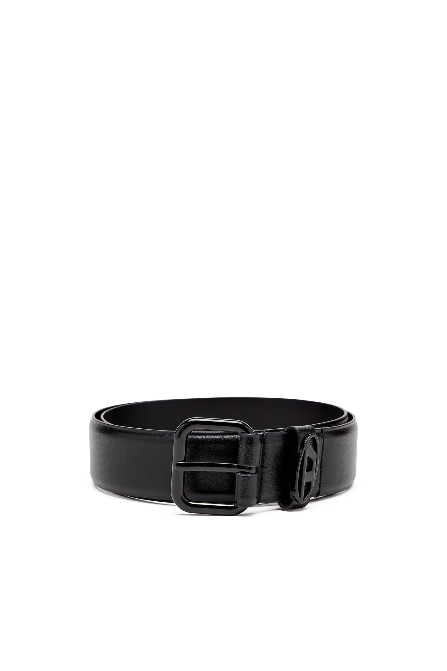 3.9cm logo-plaque embellished leather belt