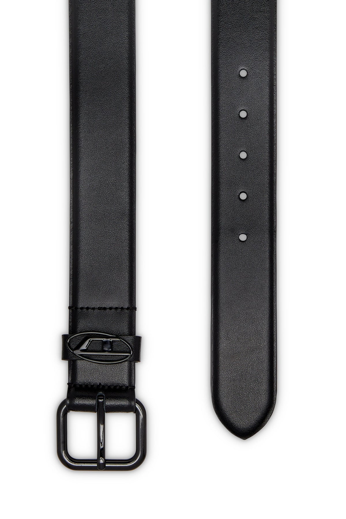 3.9cm logo-plaque embellished leather belt