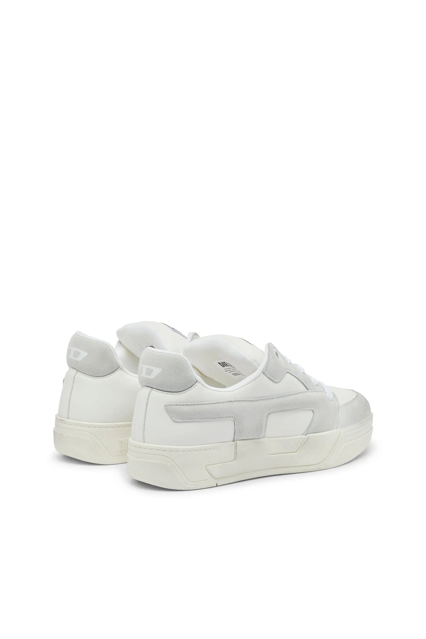 S-D-Ollie - Distressed sneakers in leather and suede