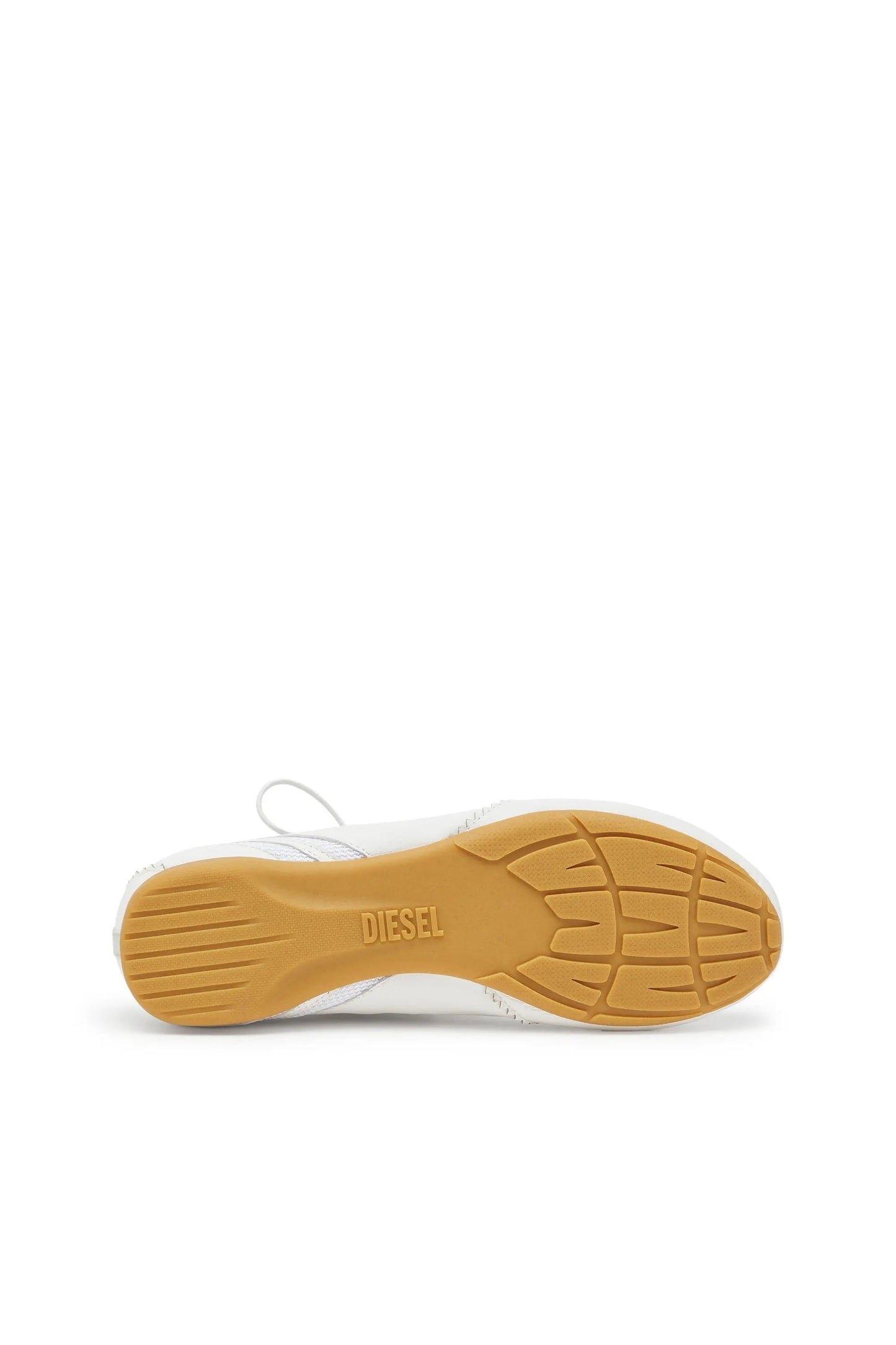 D-Mile - Lace-up ballerina flats in leather and mesh