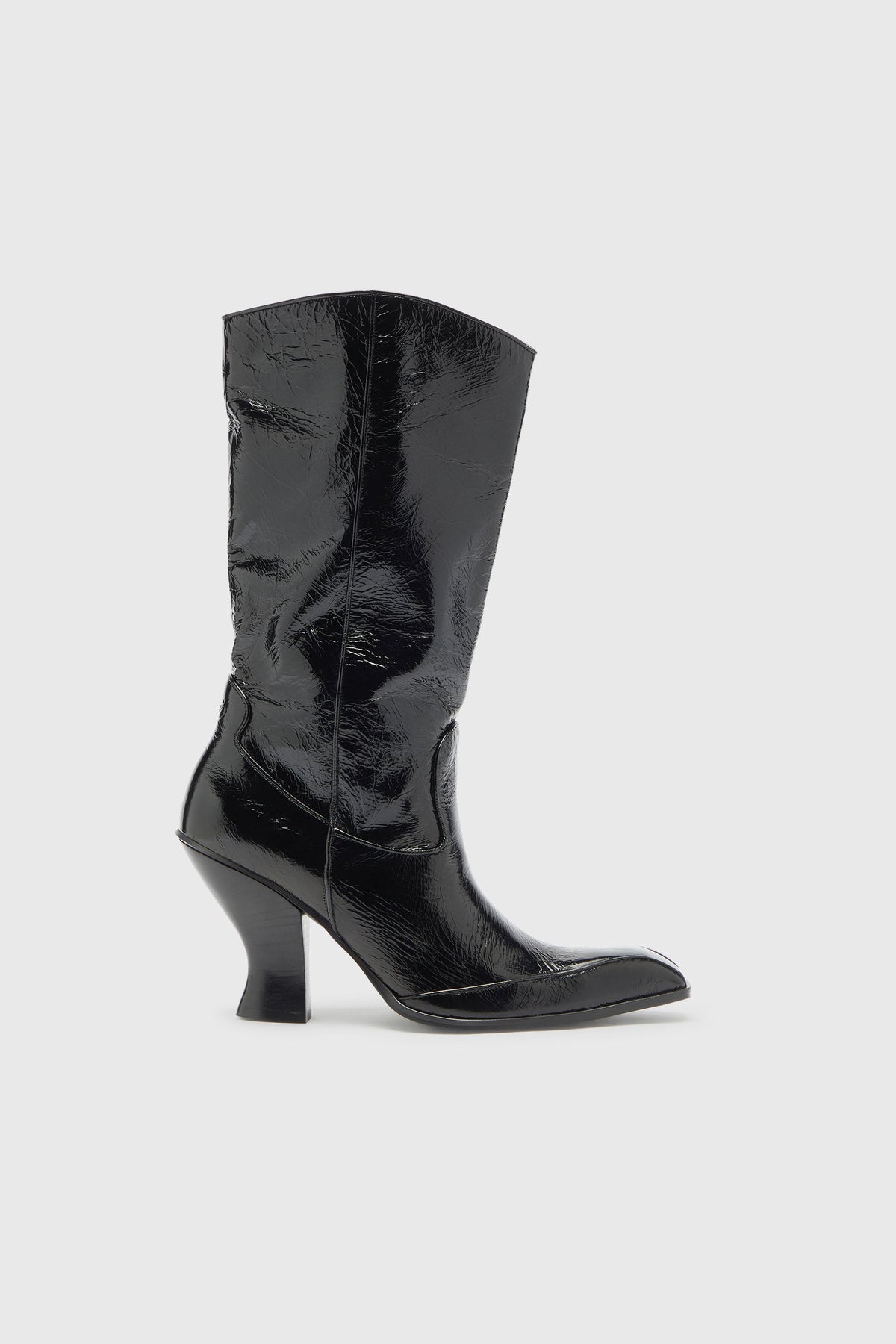 D-Luffy - Knee-high boots in patent leather