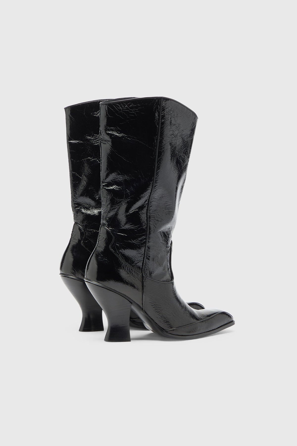 D-Luffy - Knee-high boots in patent leather