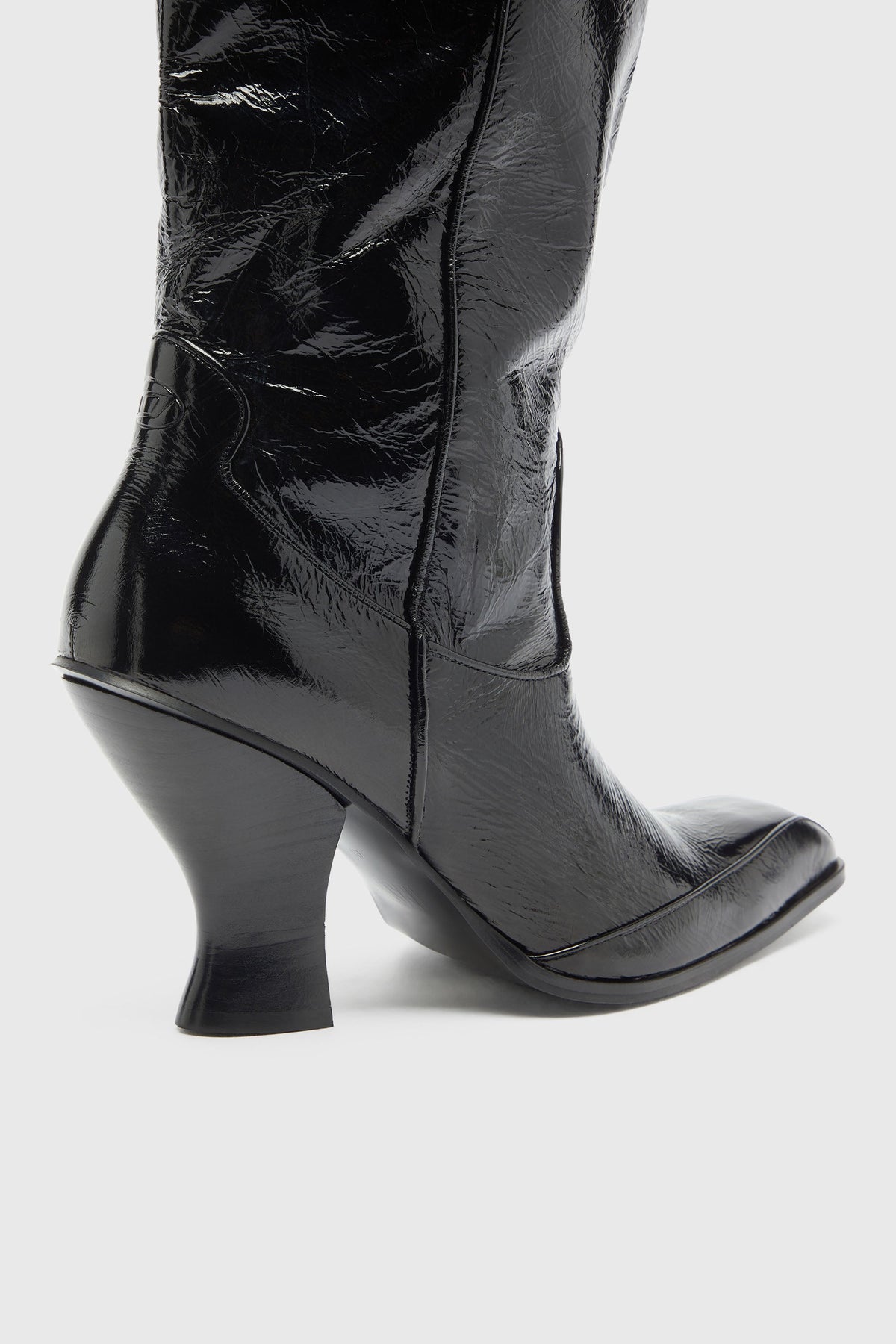 D-Luffy - Knee-high boots in patent leather