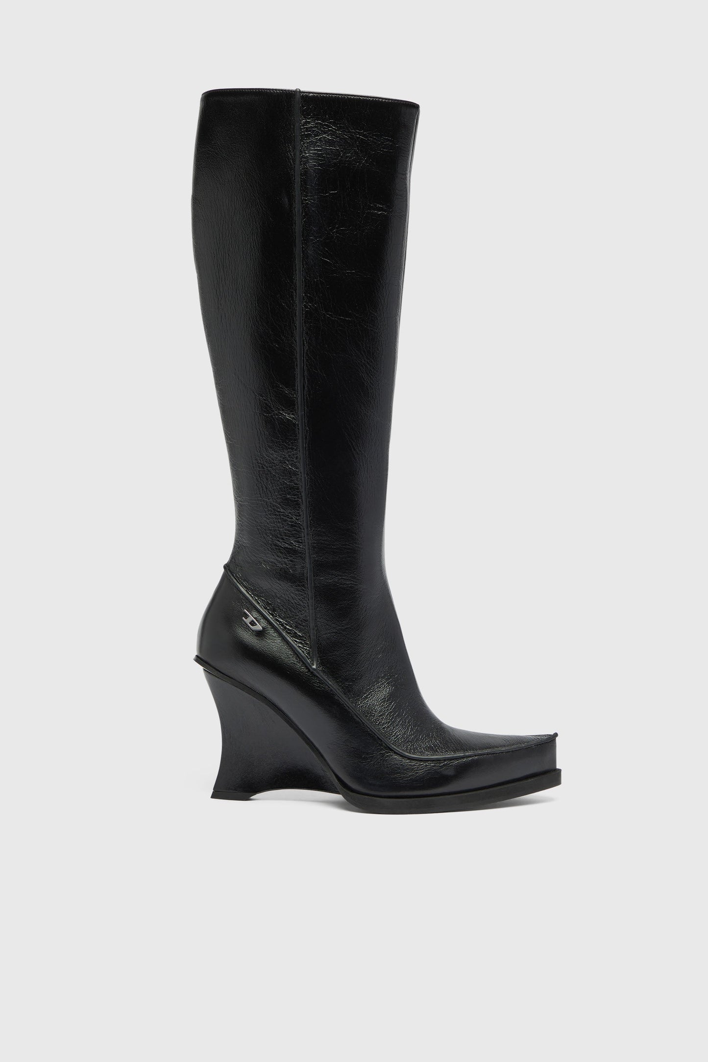 D-Lucette-Knee-high boots in leather