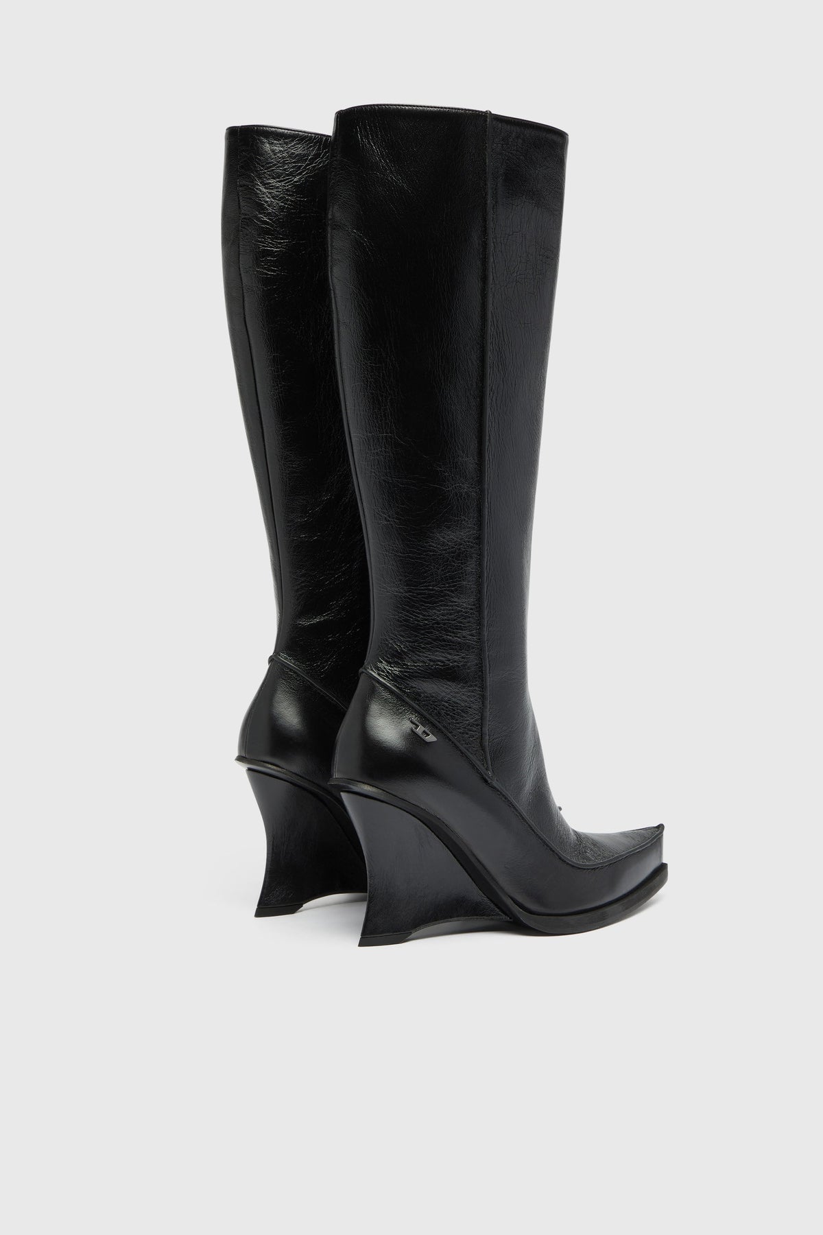 D-Lucette-Knee-high boots in leather