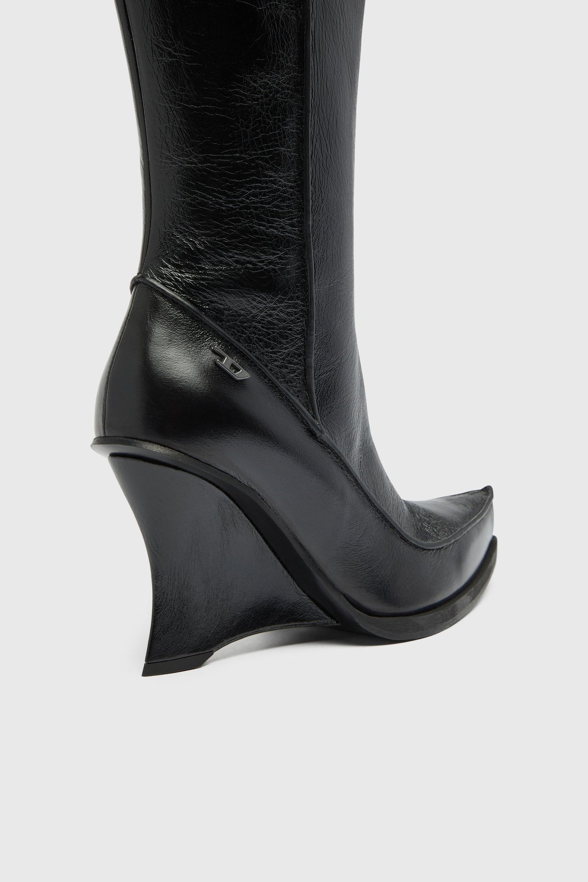 D-Lucette-Knee-high boots in leather