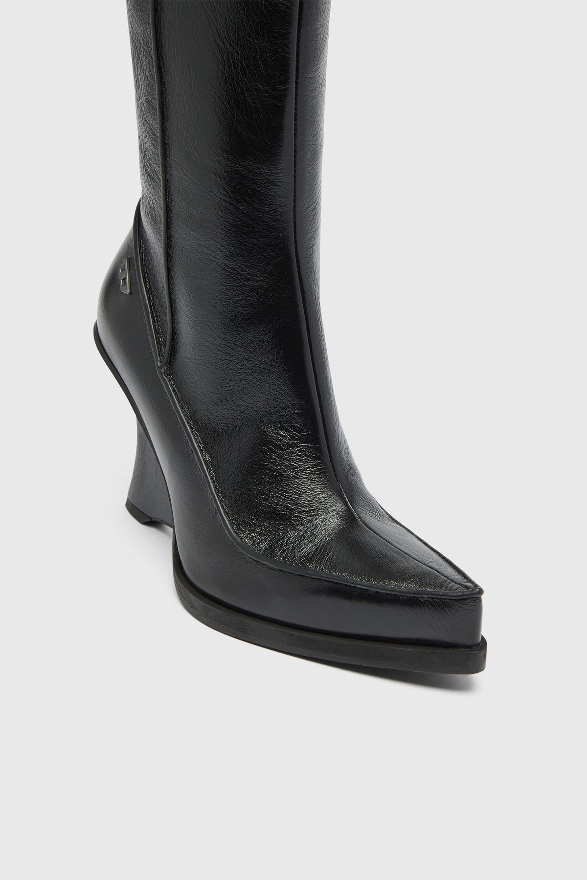 D-Lucette-Knee-high boots in leather
