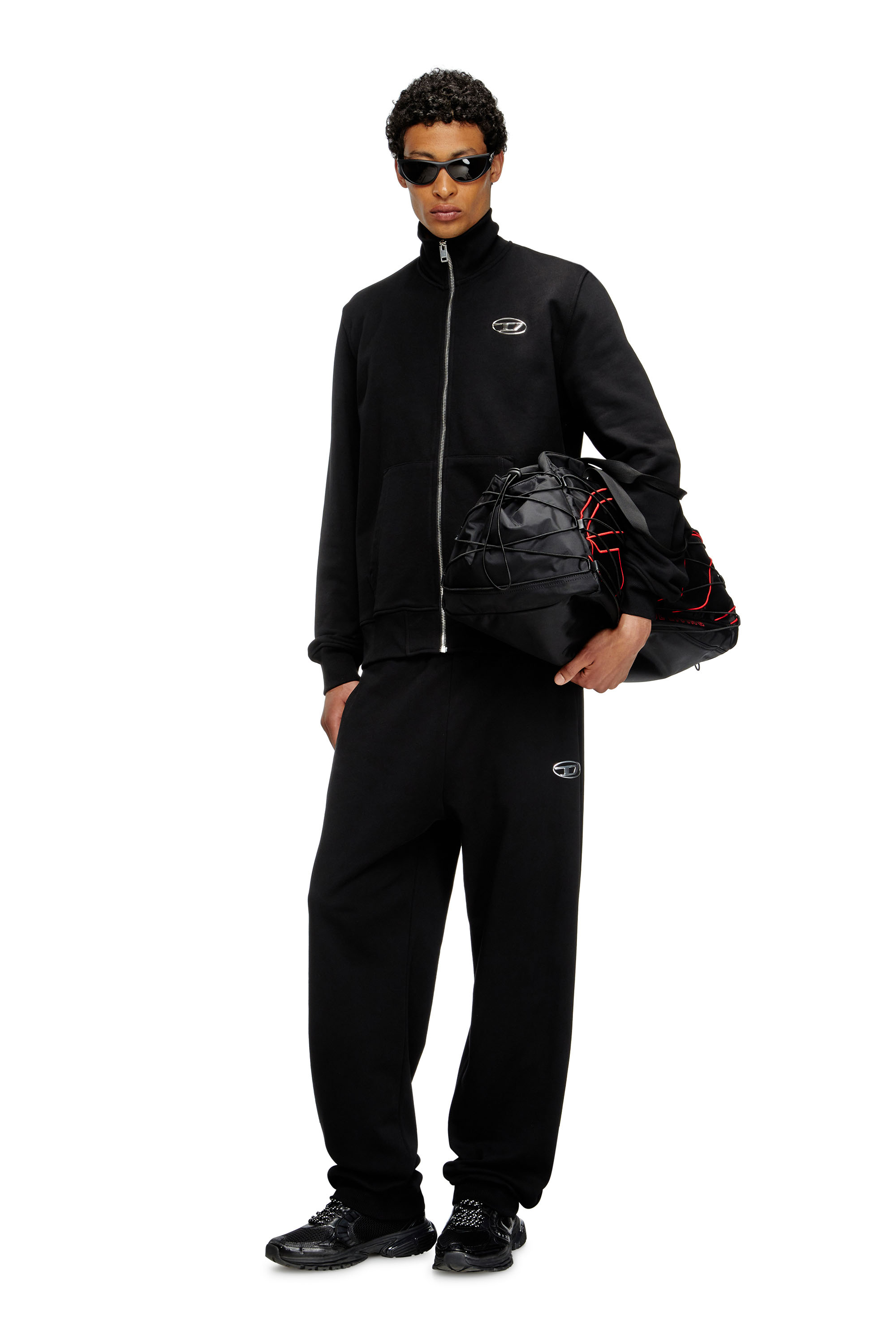 

Sweatpants with metal-effect Oval D logo