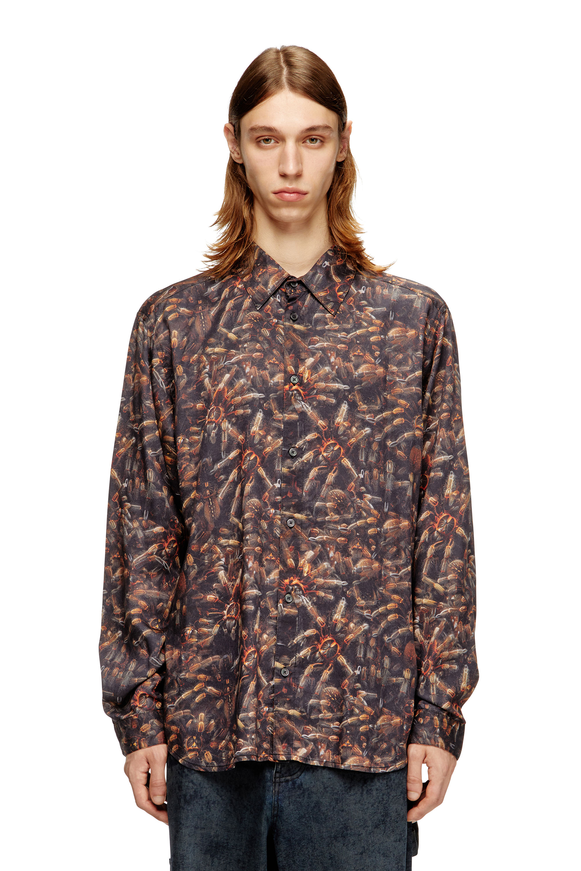 

Lyocell shirt with all-over print