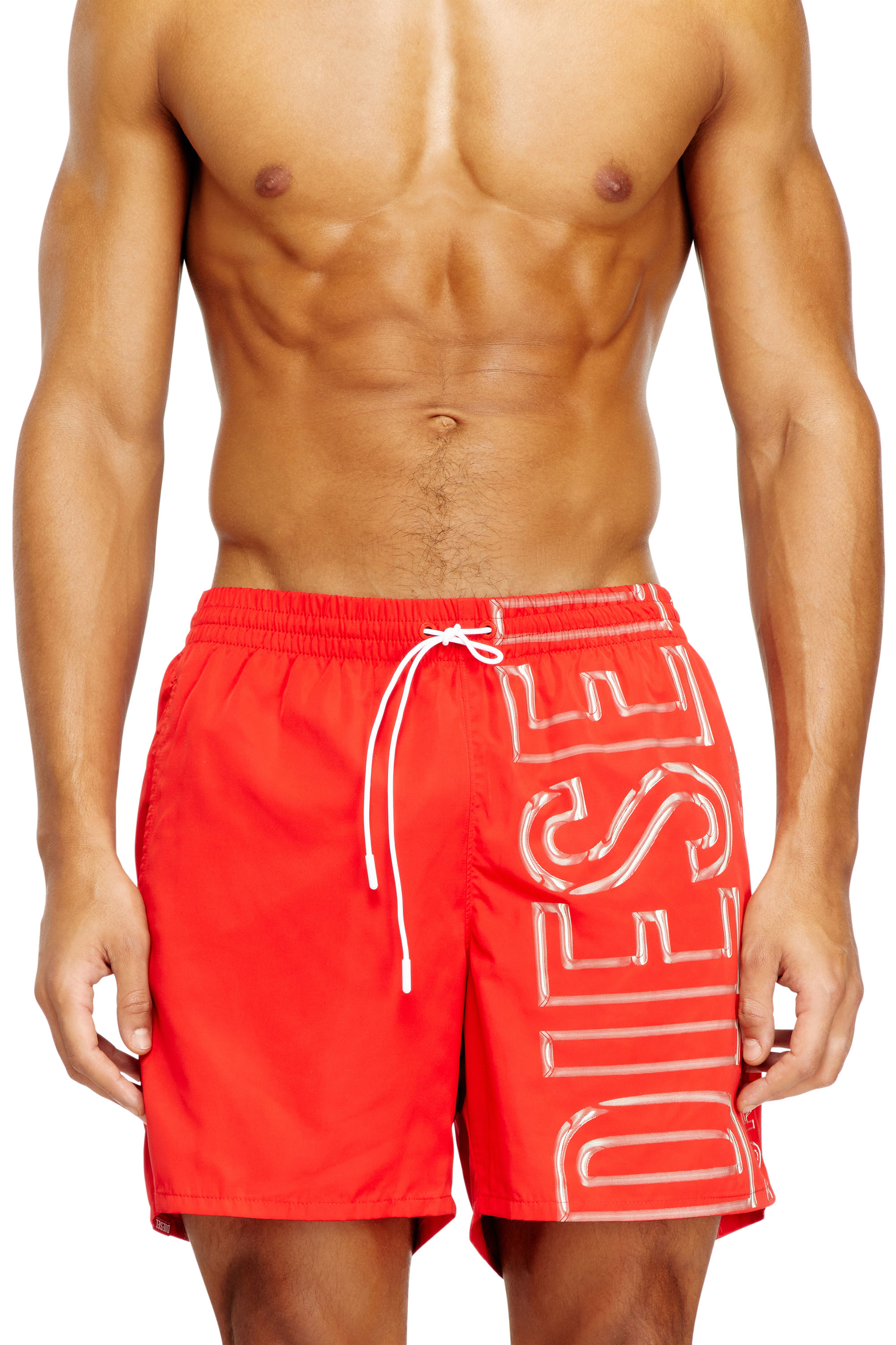 

Swim shorts with oversized logo print