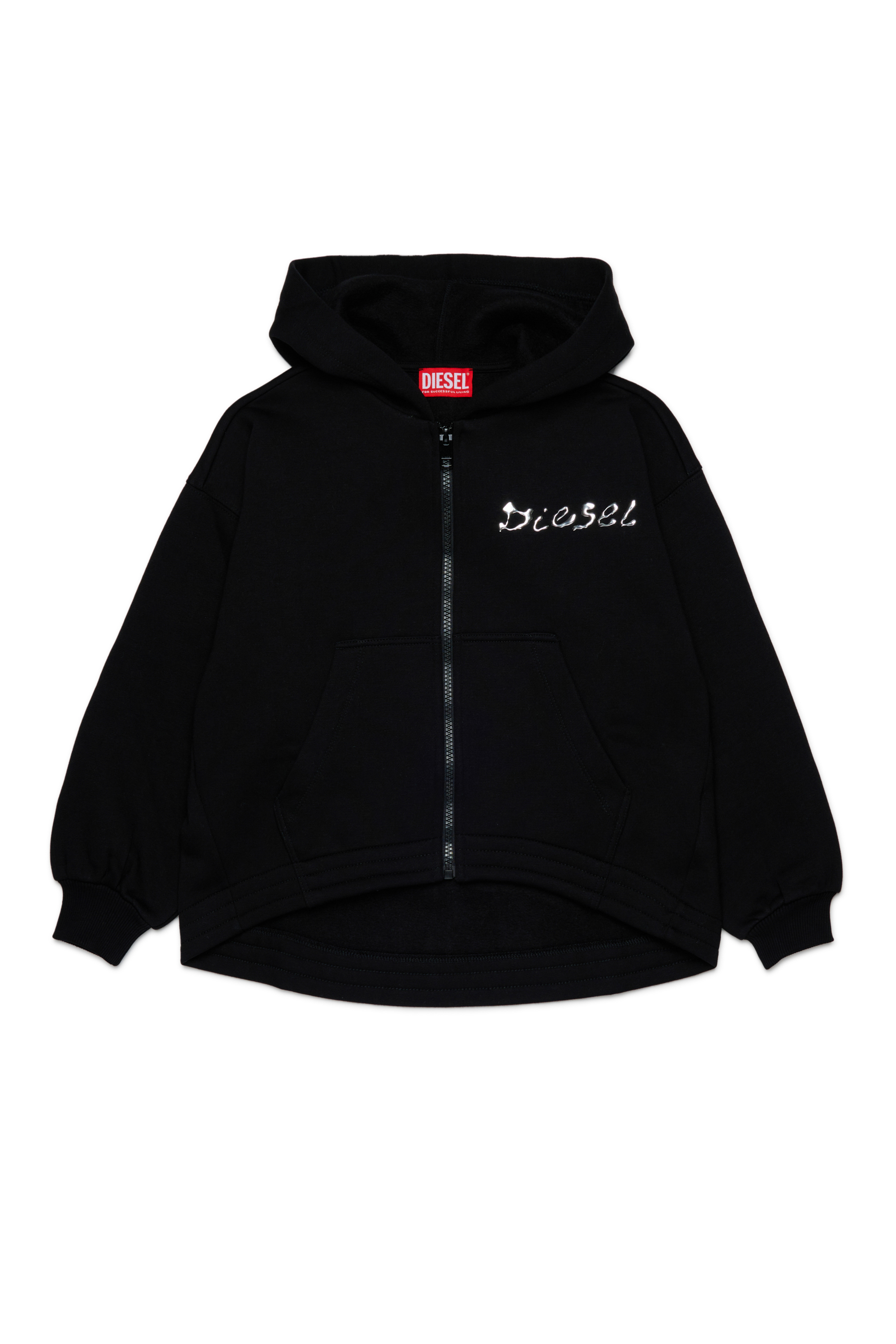 

Cotton zip-up hoodie