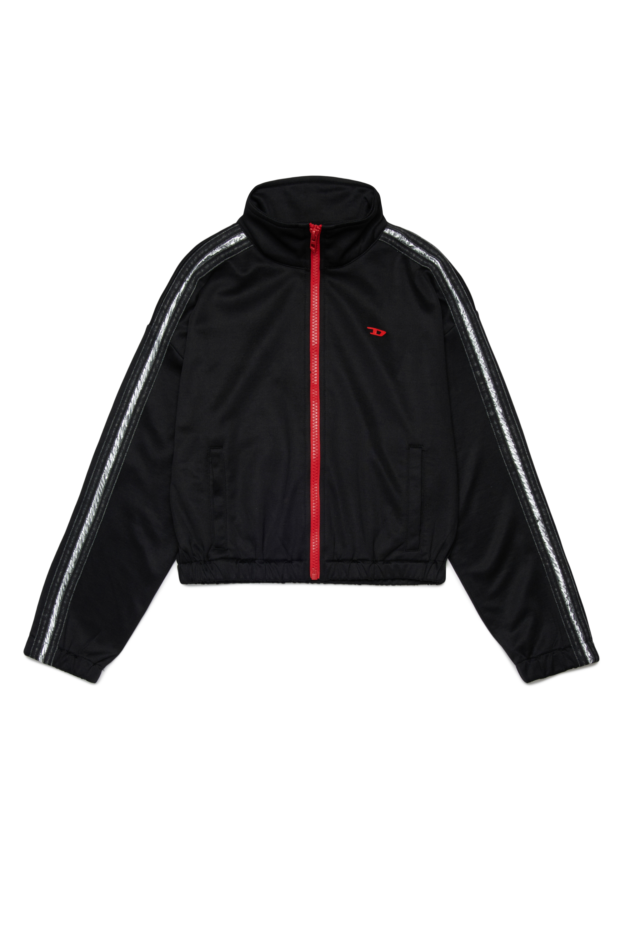 

Cropped sweatshirt with contrast zip