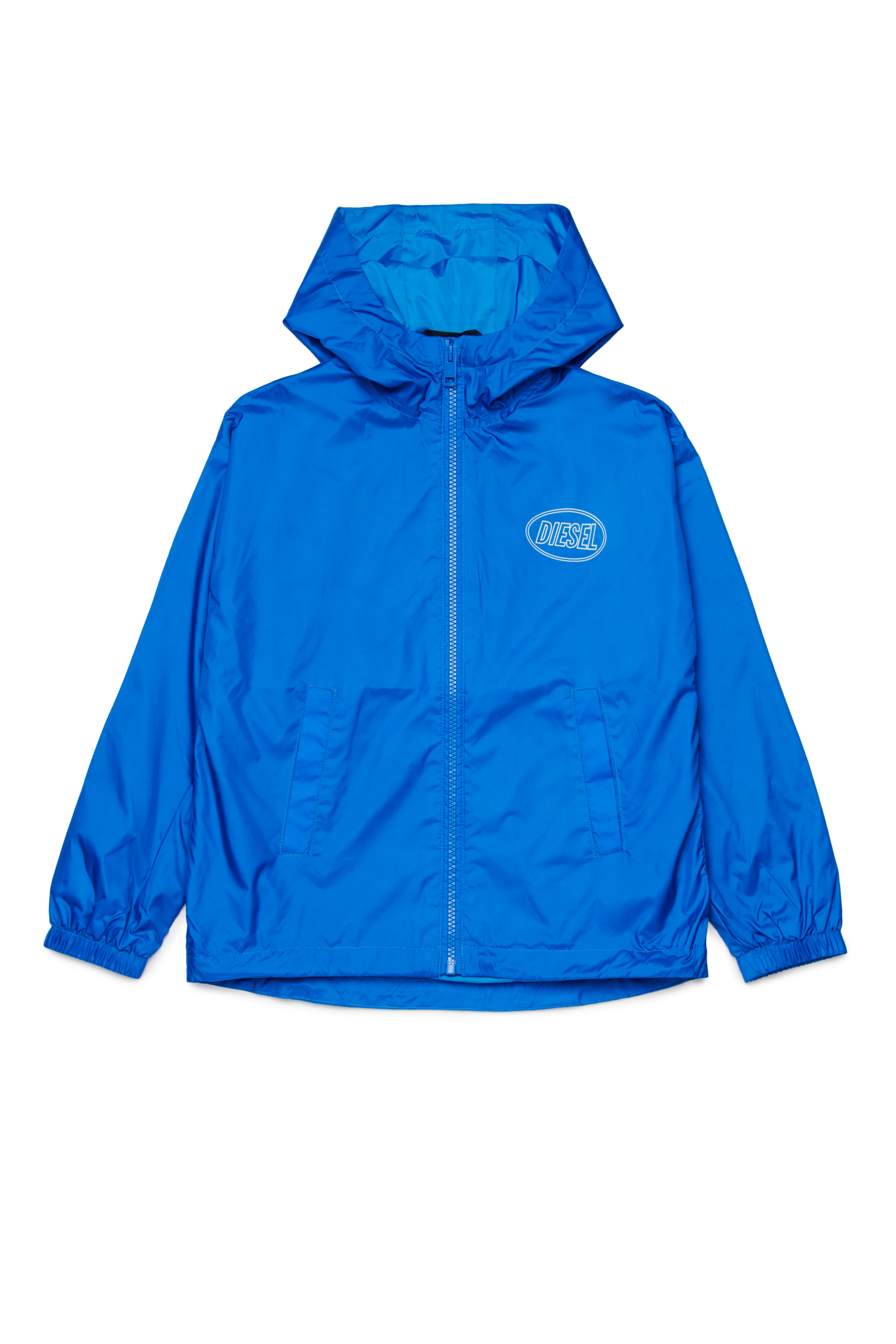

Polyester hooded jacket with logo